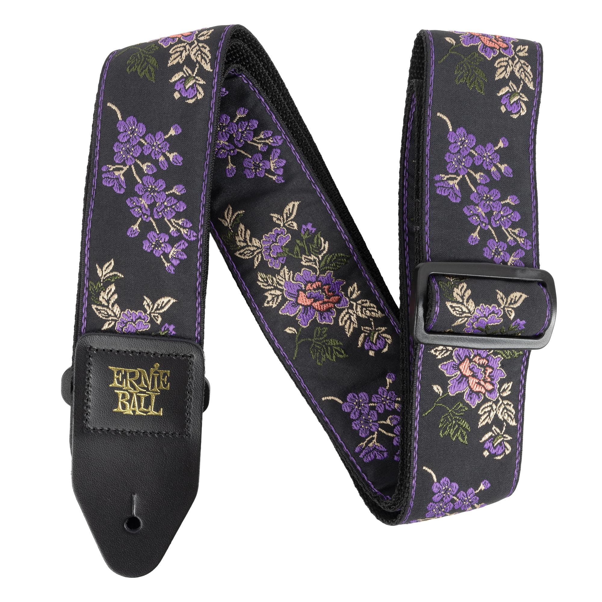 Ernie Ball Classic Jacquard Guitar/Bass Strap - Lavender Blossom