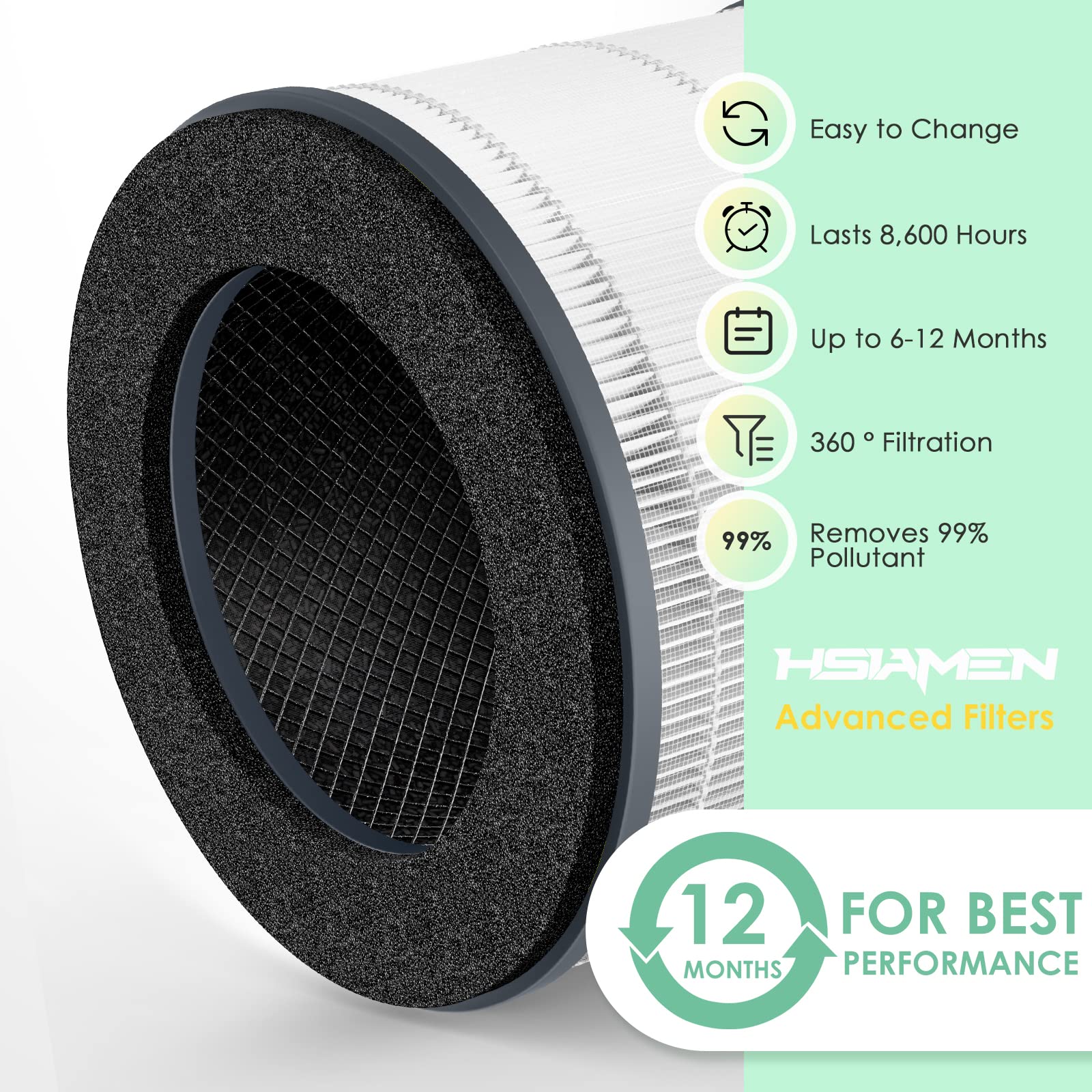 Ap T10 Wt Ap T10Fl Replacement Filter Compatible With Homedics Air Purifier Filter Replacement Totalclean Tower Model Ap T10 Ap