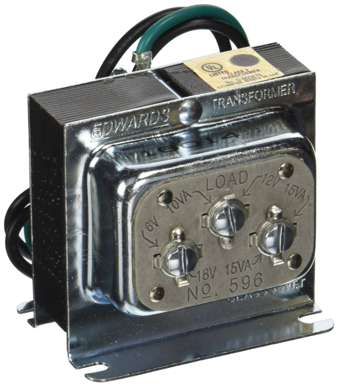 Edwards Signaling 596 Class 2 Low Voltage Signaling Transformers