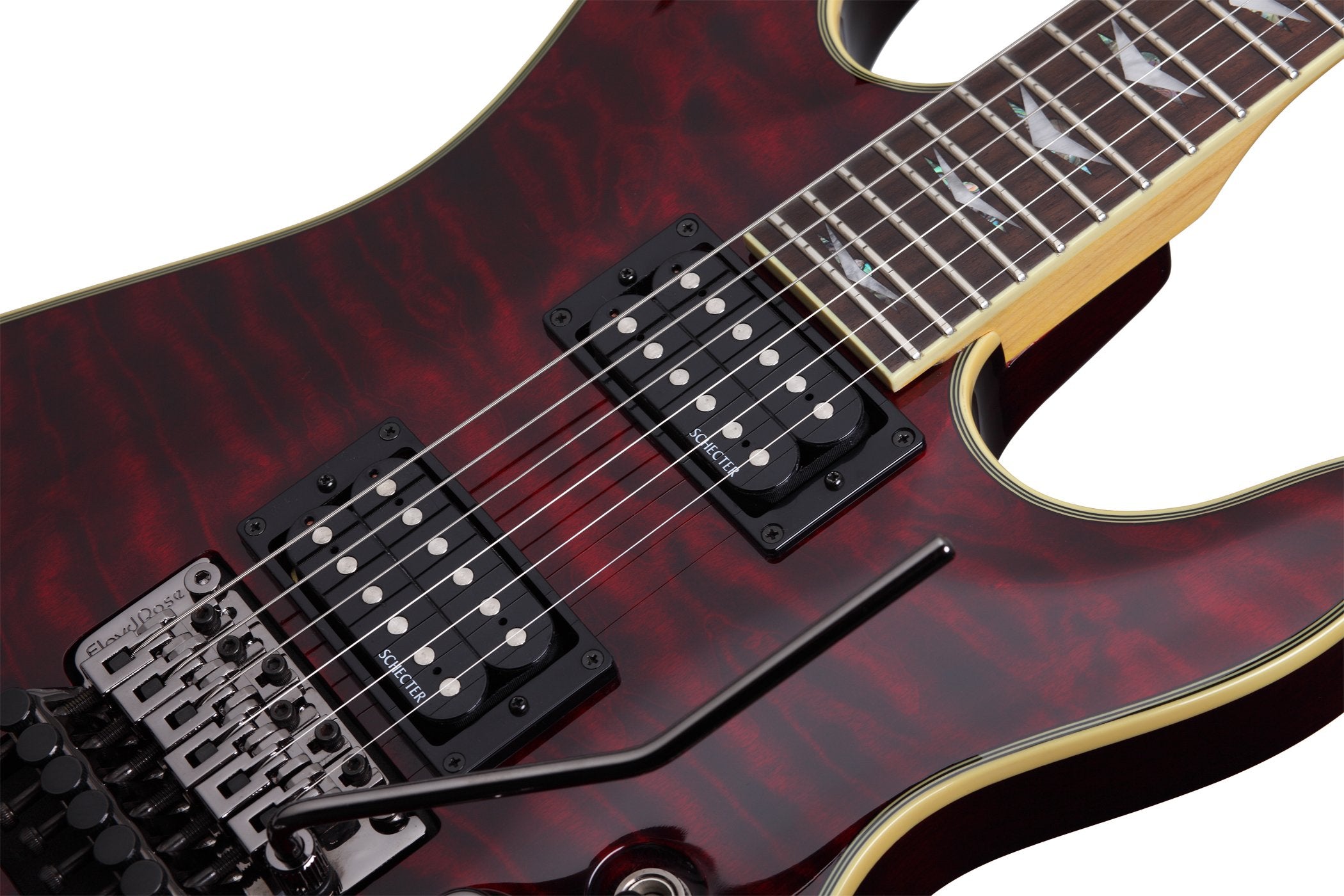 Schecter Omen Extreme 6 Fr Electric Guitar   Black Cherry
