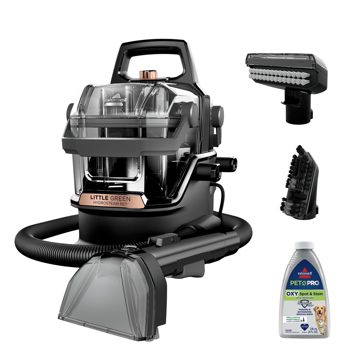 Bissell Little Green Hydrosteam Multi Purpose Portable Carpet And Upholstery Cleaner, Car And Auto Detailer, 3618