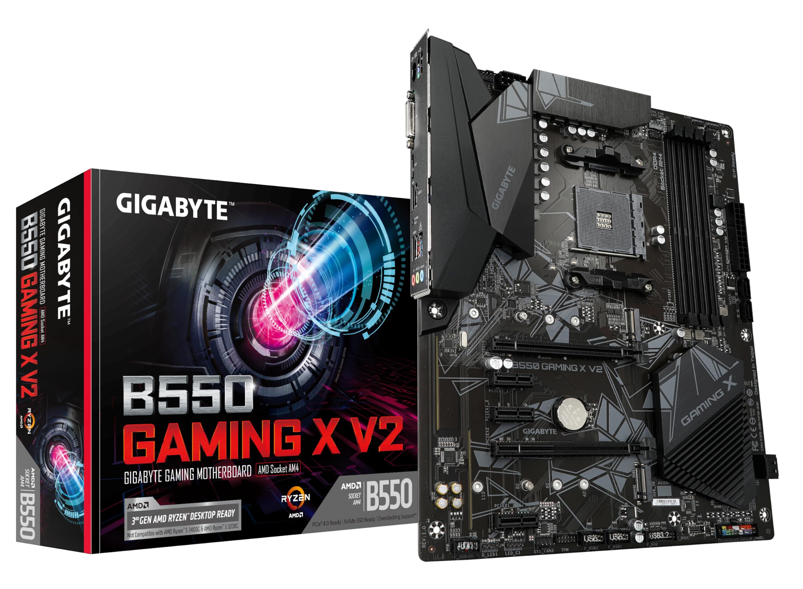 Gigabyte Ultra Durable B550 GAMING X V2 Desktop Motherboard - AMD Chipset - Socket AM4 - ATX