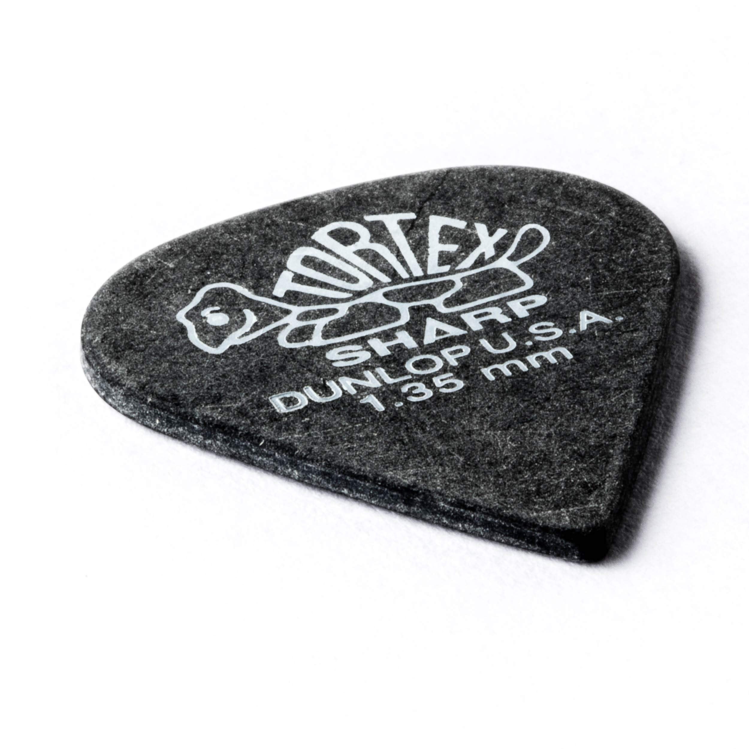 Dunlop Tortex Sharp Guitar Picks 1.35Mm Black 72 Pack