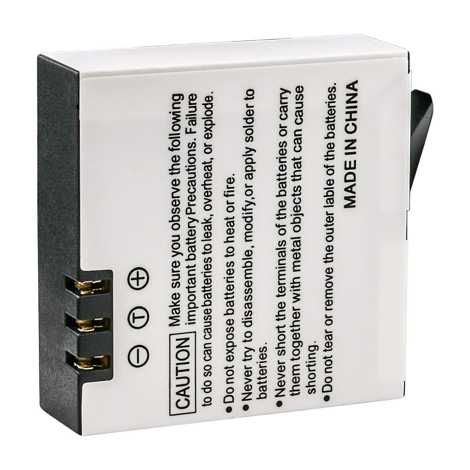 Kastar 3-Pack Battery And Ltd2 Usb Charger Compatible With Xiaomi Yi Az16-1, Xiaomi Yi Az16-2 Battery, Xiaomi Yi 4K, Xiaomi Yi 4