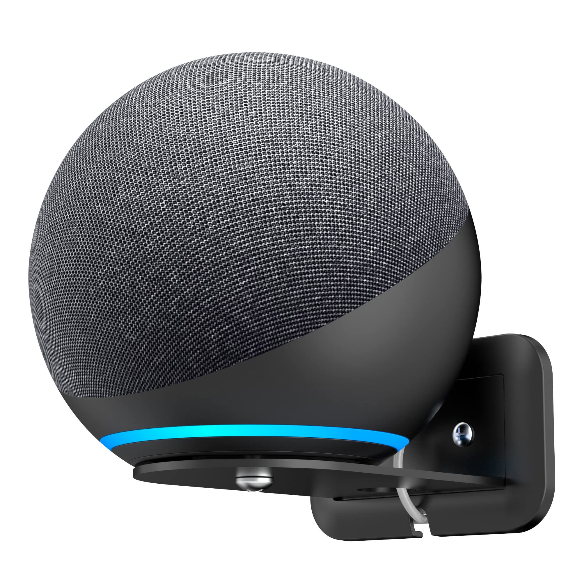 Homemount Metal Wall Mount For Google Nest Mini & Echo 4Th Gen   Speaker Wall Mount Holder With Cable Management To Hide Messy W