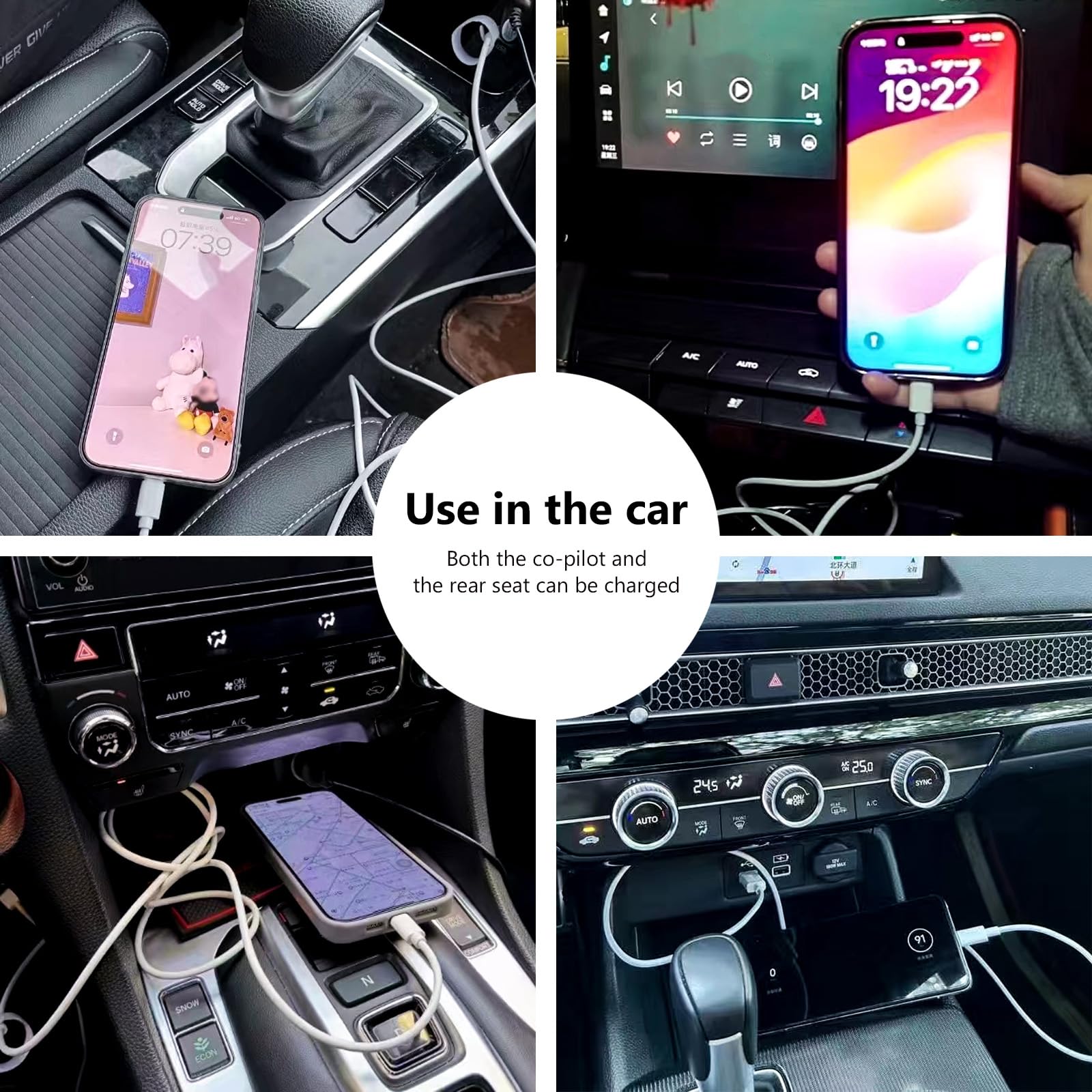 6Ft Iphone 15 Car Data Cord Usb A To Usb C Cable For Iphone 15 15 Pro Max 15 Plus Ipad 10Th Gen Ipad Pro 12.9/11 Ipad Air 5Th Ge