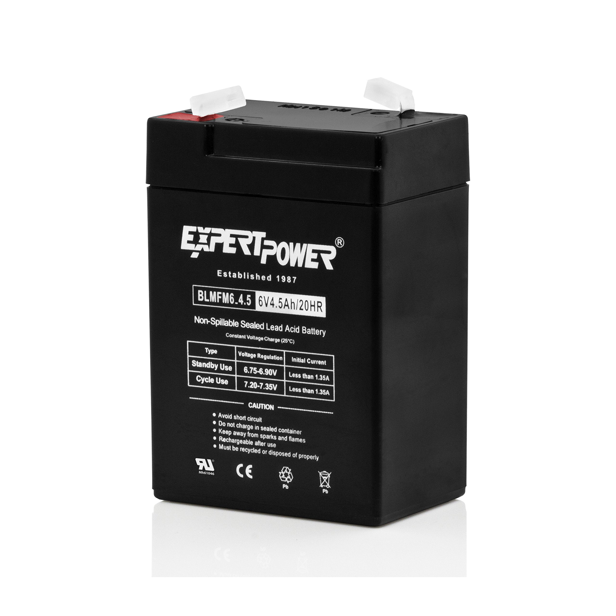 Expertpower 6 Volt 4.5 Amp Rechargeable Battery (Exp645)