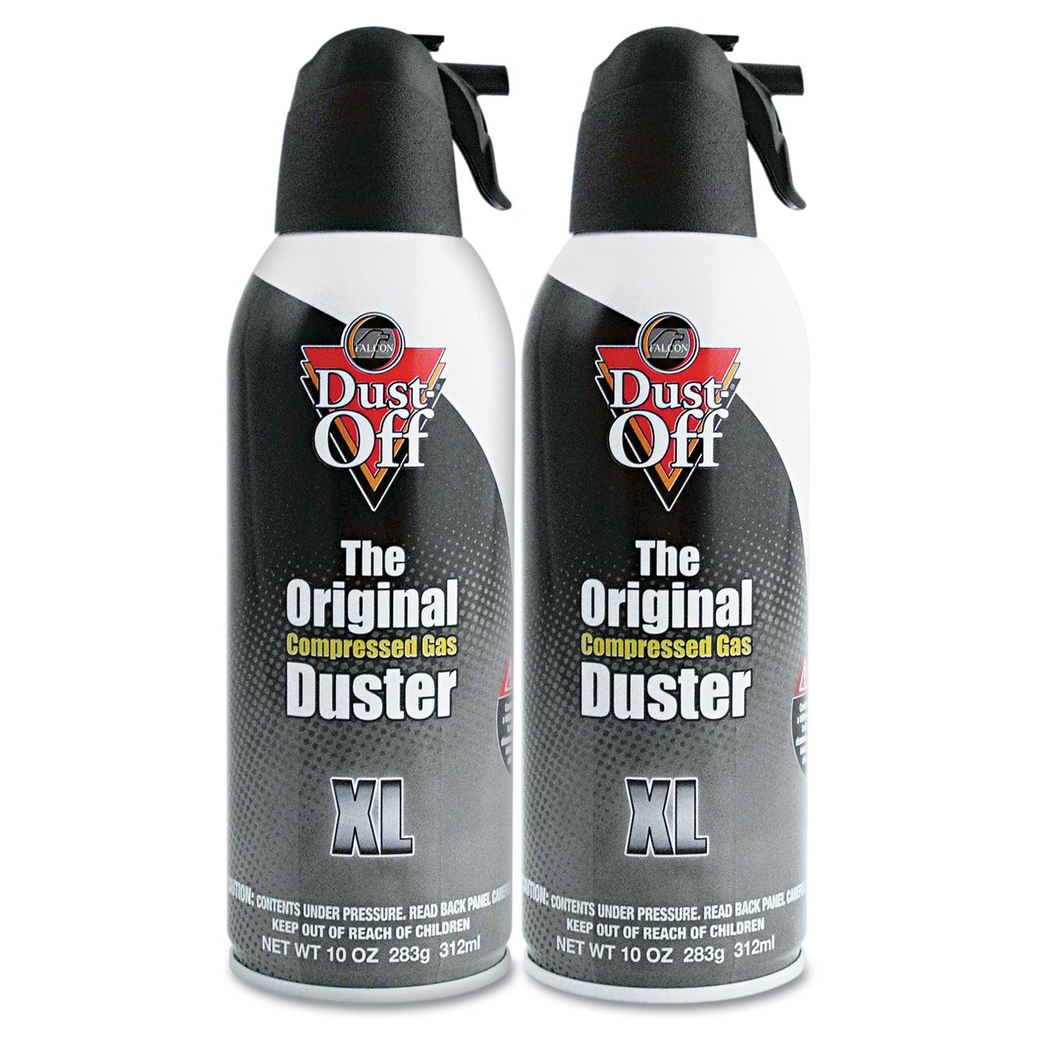 Dust Off Dsxlpw Disposable Duster, 10 Oz.   2 Count W/Bonus Wipe