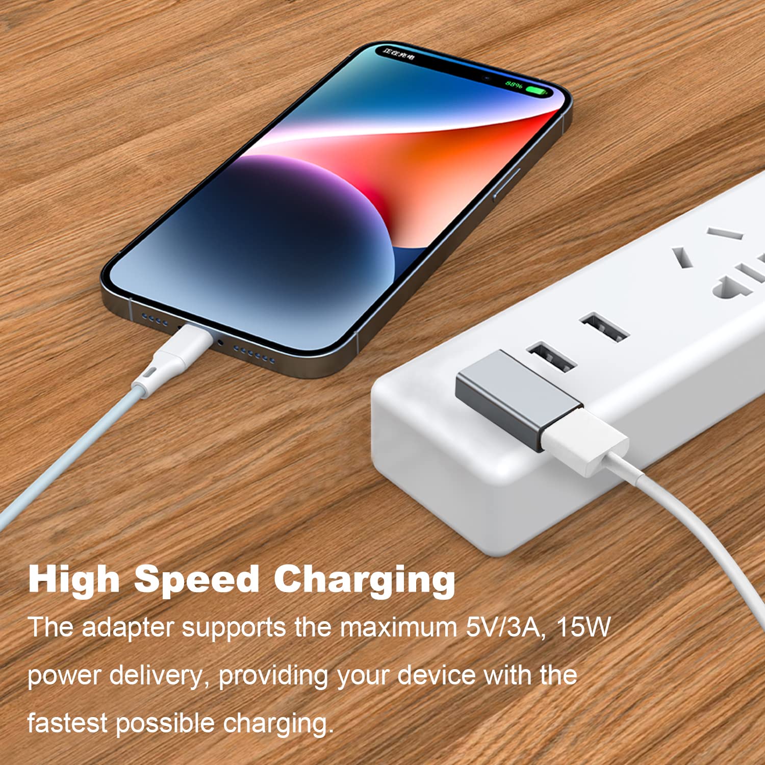 Areme 90 Degree Usb 3.0 Adapter 2 Pack, Left And Right Angle Usb A Male To Female Converter Extender For Pc, Laptop, Usb A Charger, Power Bank And More (Grey)