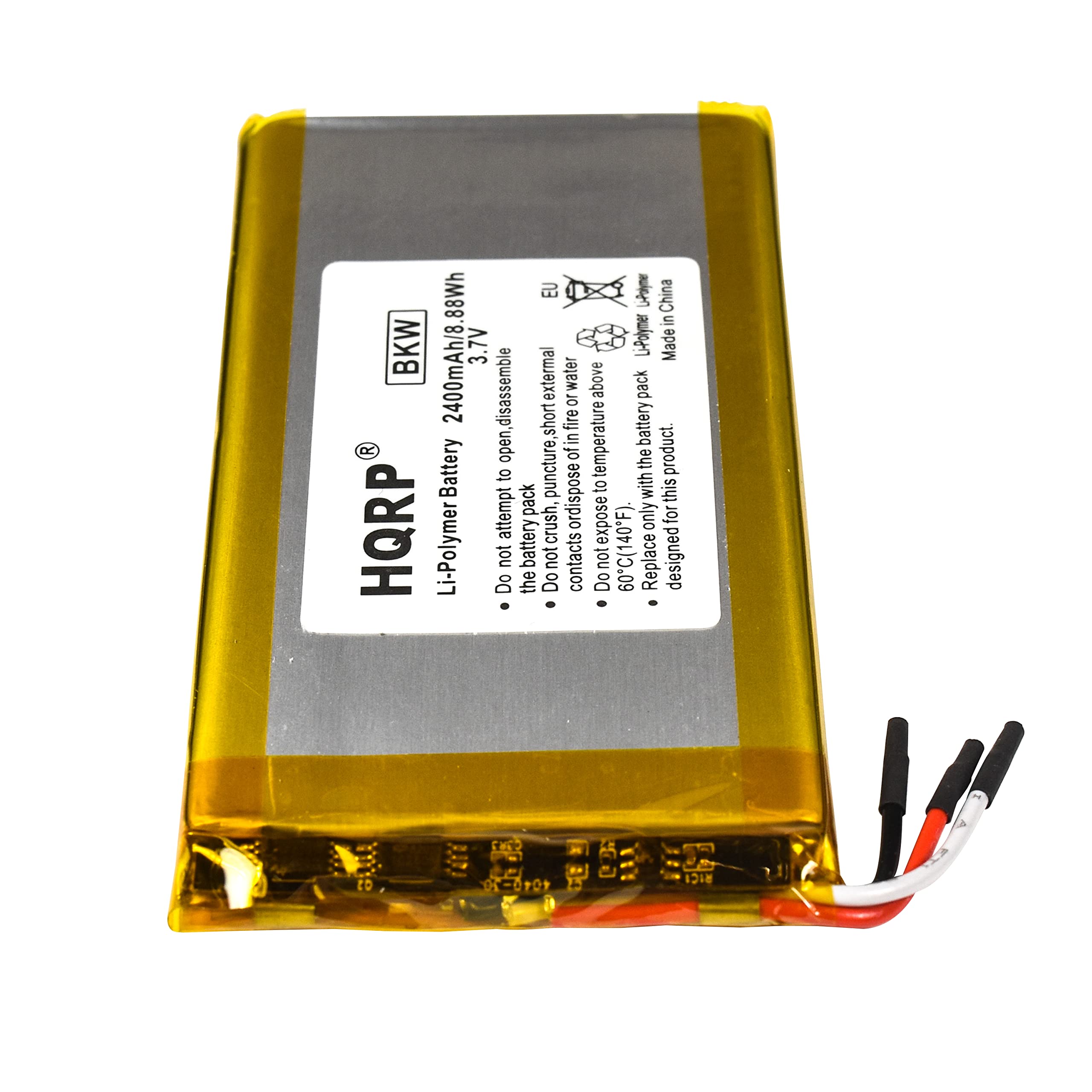 Hqrp 2400Mah Battery Compatible With Rand Mcnally Tnd 740 Truck Gps Navigator Mlp454094 890212200 10J G Tnd74O Tnd 74O