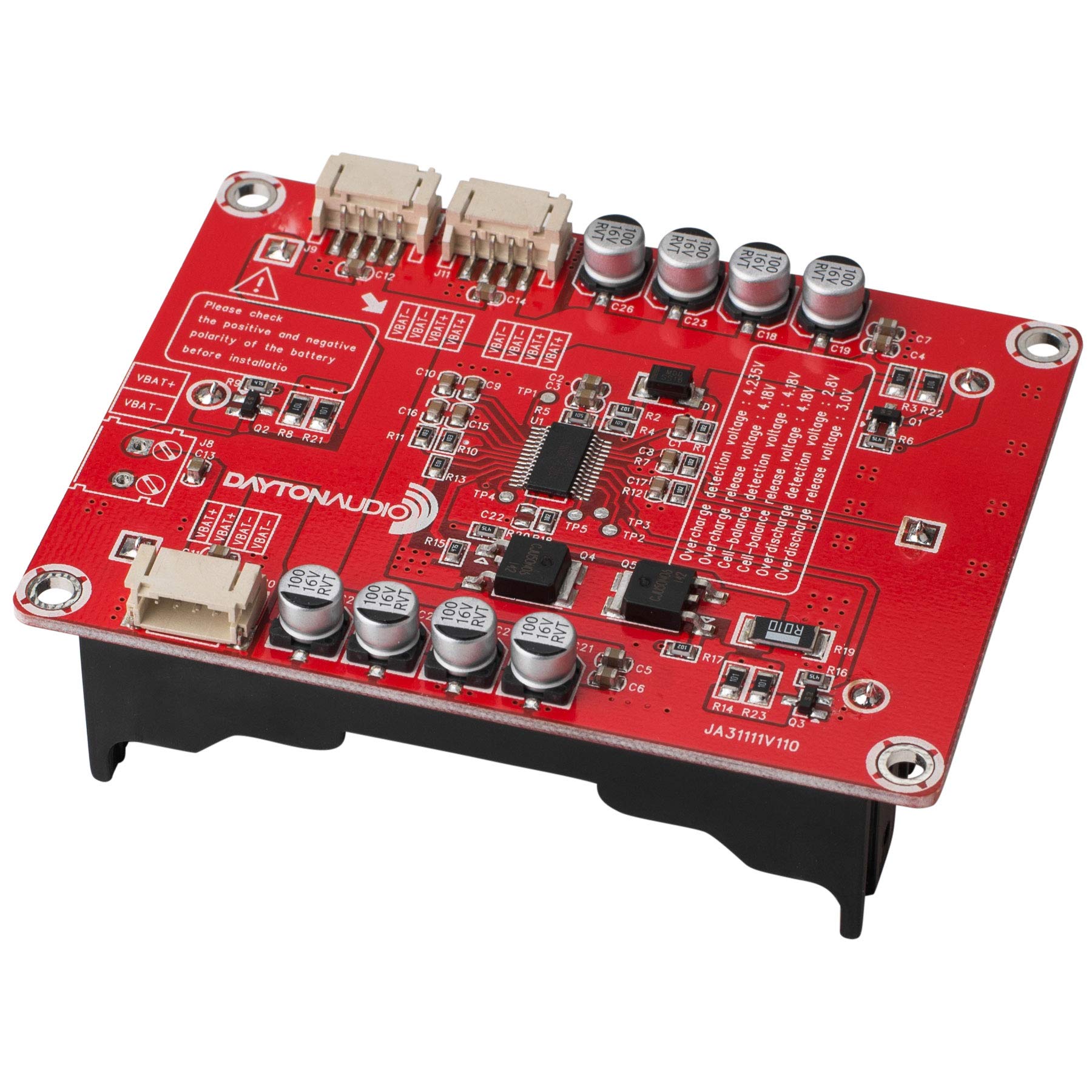 Dayton Audio Kab-Be 18650 Battery Extension Board For Bluetooth Amplifier Boards