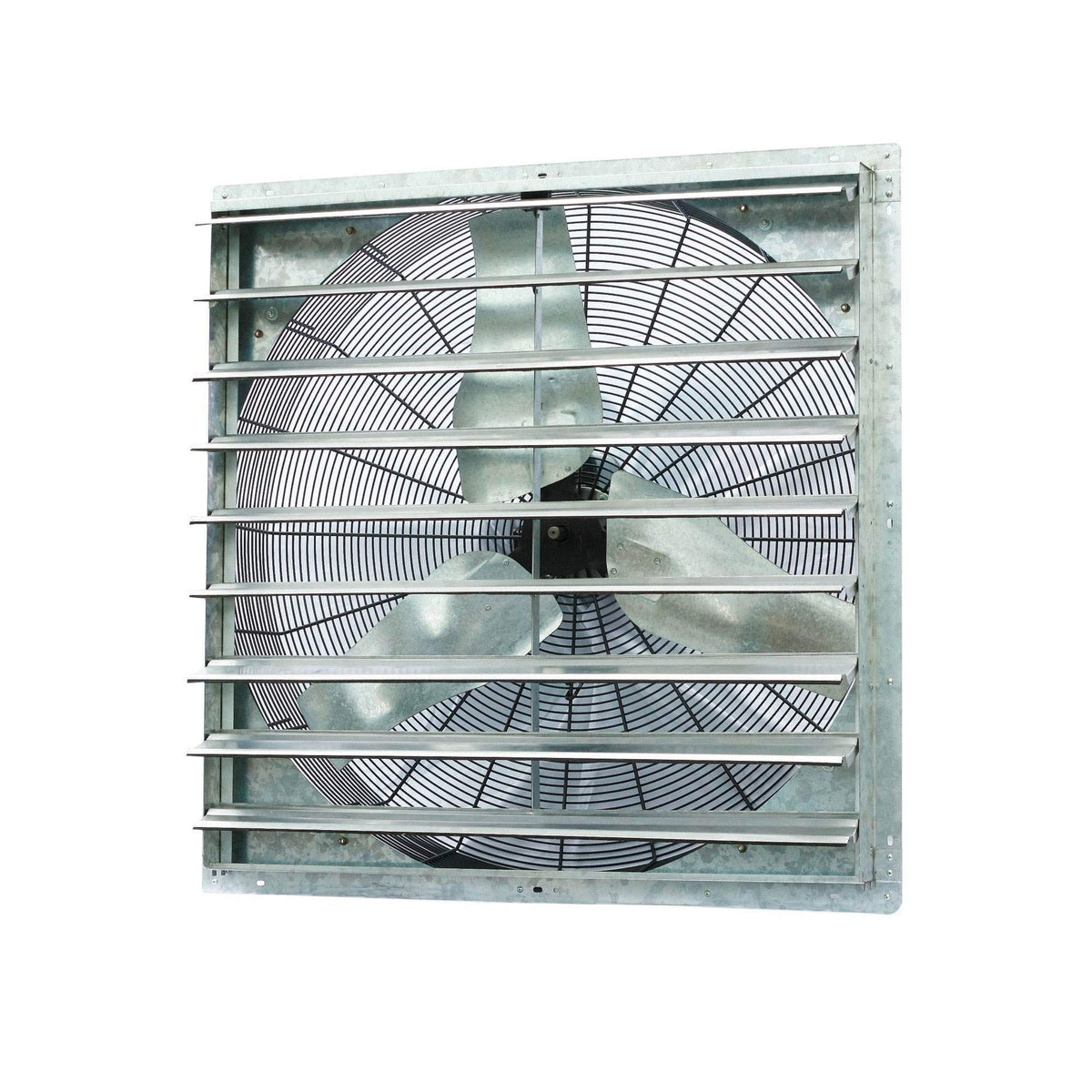 Iliving - 36'' Wall Mounted Shutter Exhaust Fan - Automatic Shutter - Single Speed - Vent Fan For Home Attic, Shed, Or Garage Ve