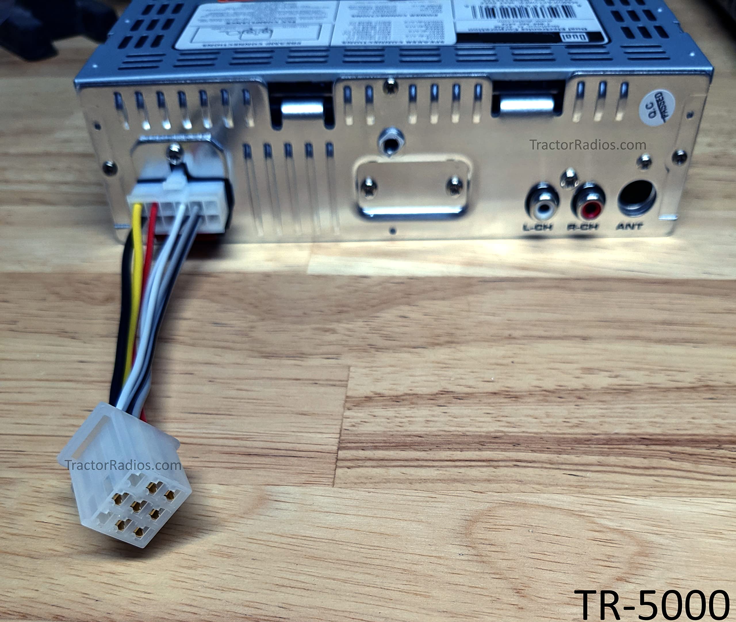 Kubota Tractor Radio Cd Player Am Fm Stereo Receiver Mp3 Usb Aux Bluetooth Remote Rtv 1100 Rtx 1100C Harness Plug B2650 Rtv Rtx