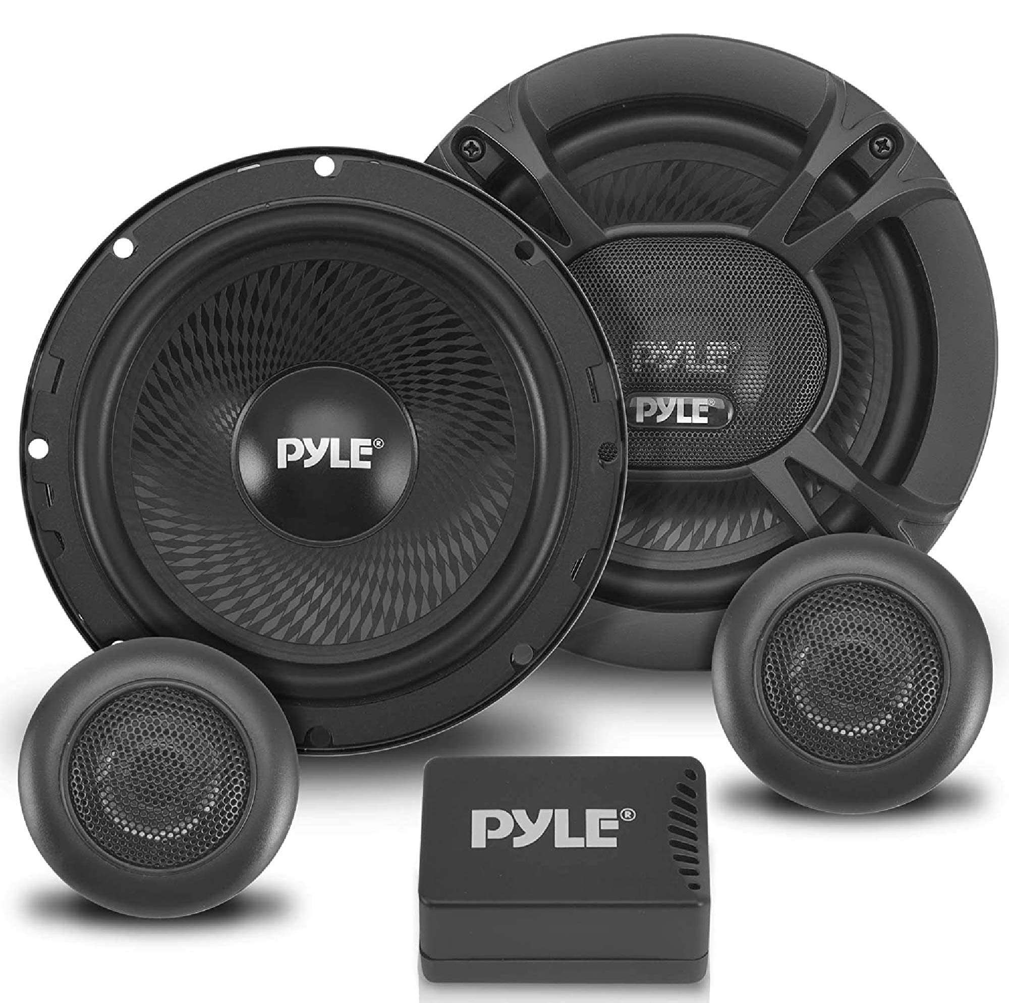 Pyle 2 Way Car Stereo Speaker System   360W 6.5 Inch Universal Pro Audio Car Speaker Oem Quick Replacement Component Speaker Veh