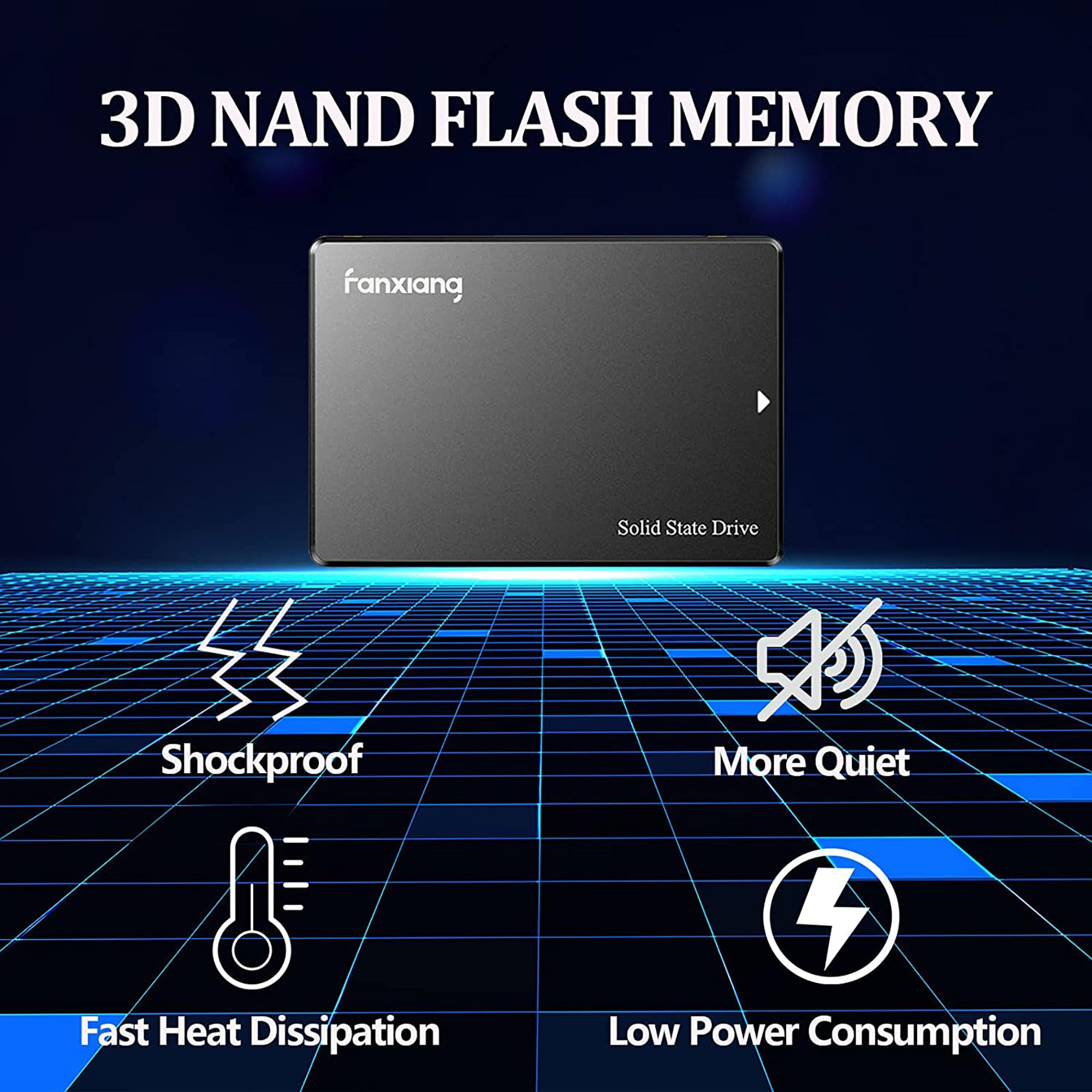 Fanxiang S101 256Gb Ssd Sata Iii 6Gb/S 2.5'' Internal Solid State Drive, Read Speed Up To 550Mb/Sec, Compatible With Laptop And