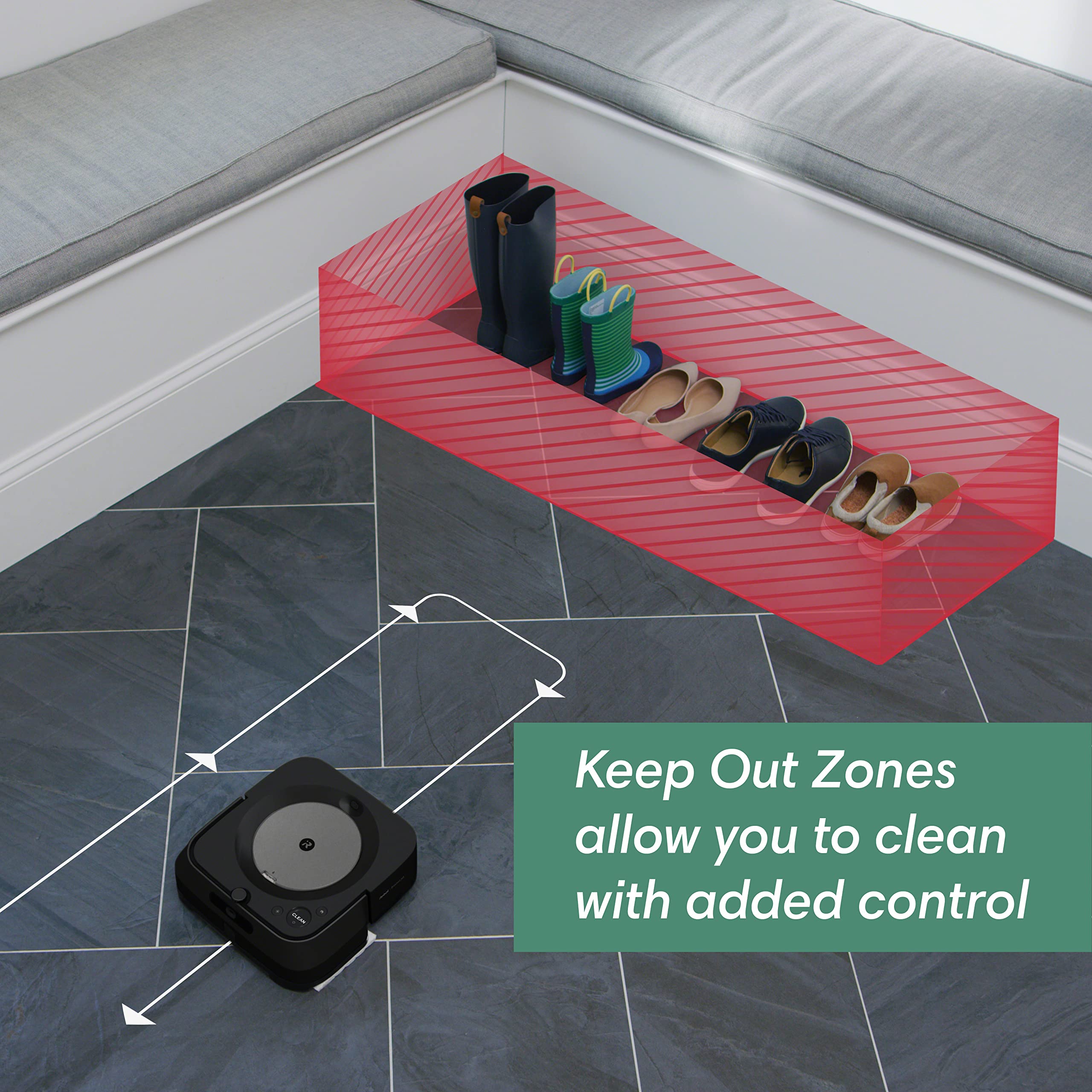 Irobot Braava Jet M6 6113 Ultimate Robot Mop   Wi Fi Connected, Precision Jet Spray, Smart Mapping, Compatible With Alexa, Ideal