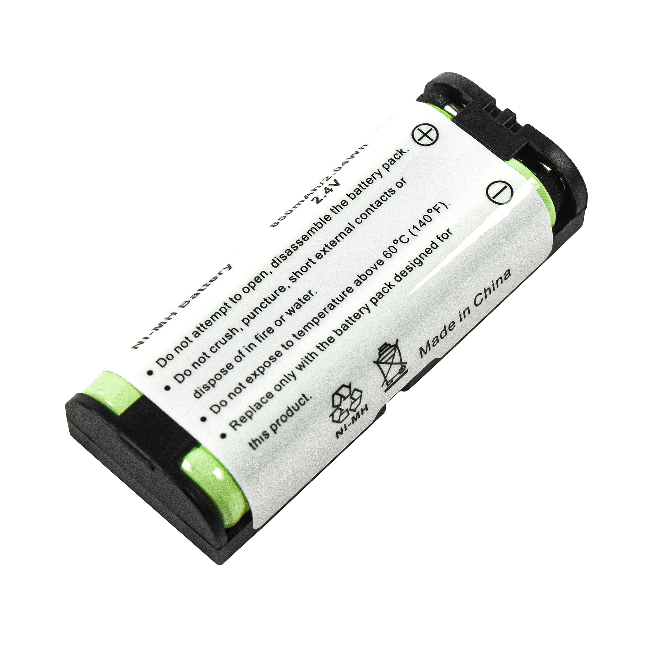 Hqrp Phone Battery Compatible With Panasonic Hhr P105 Kx 242 Kx 2420 Kx Tg2420B Kx Tg2420W Kx Tg2421W Kx Tg2422W Kx Tg2432Pk Kx