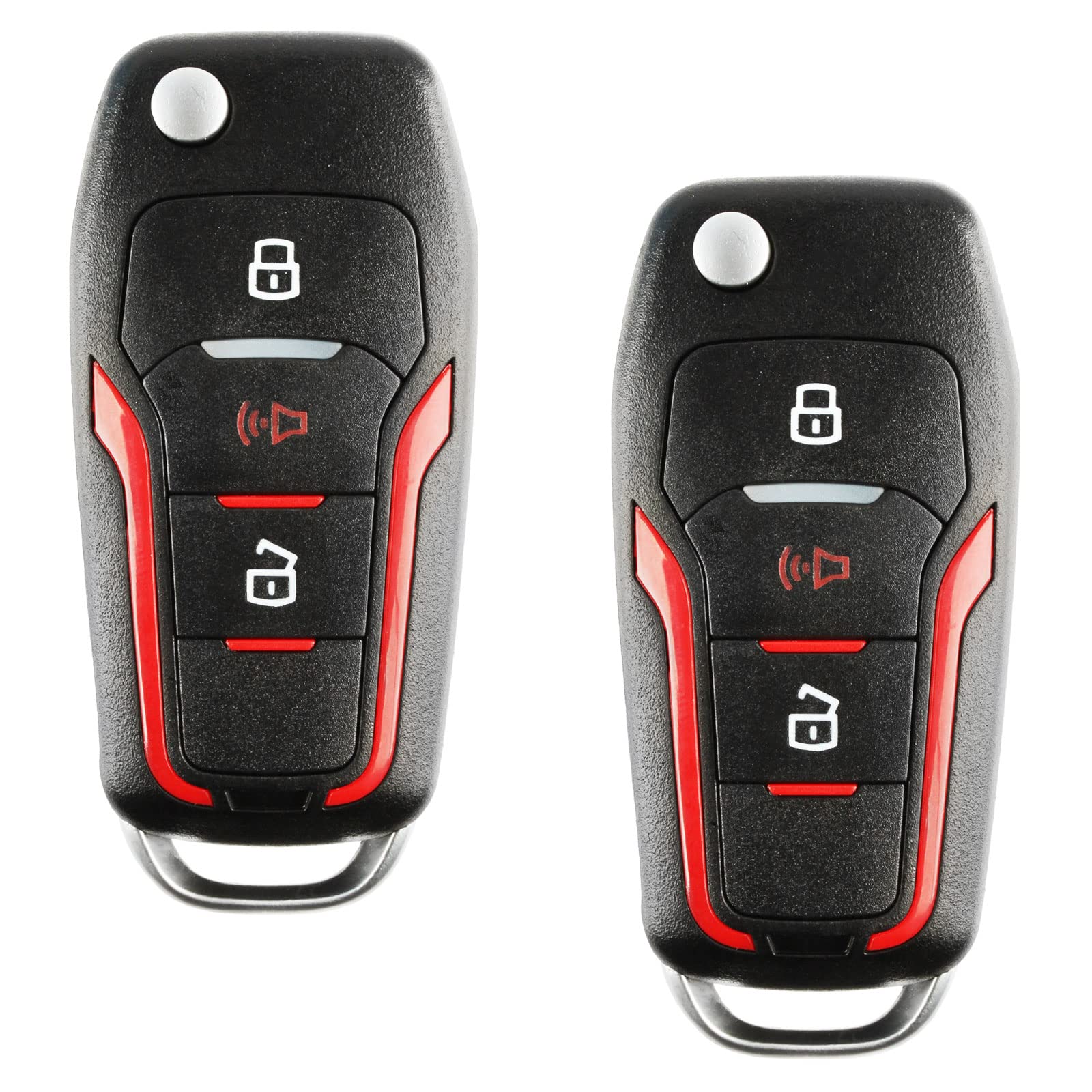 2 Flip Key Fob Keyless Entry Remote For Ford Lincoln Mercury (Cwtwb1U345)