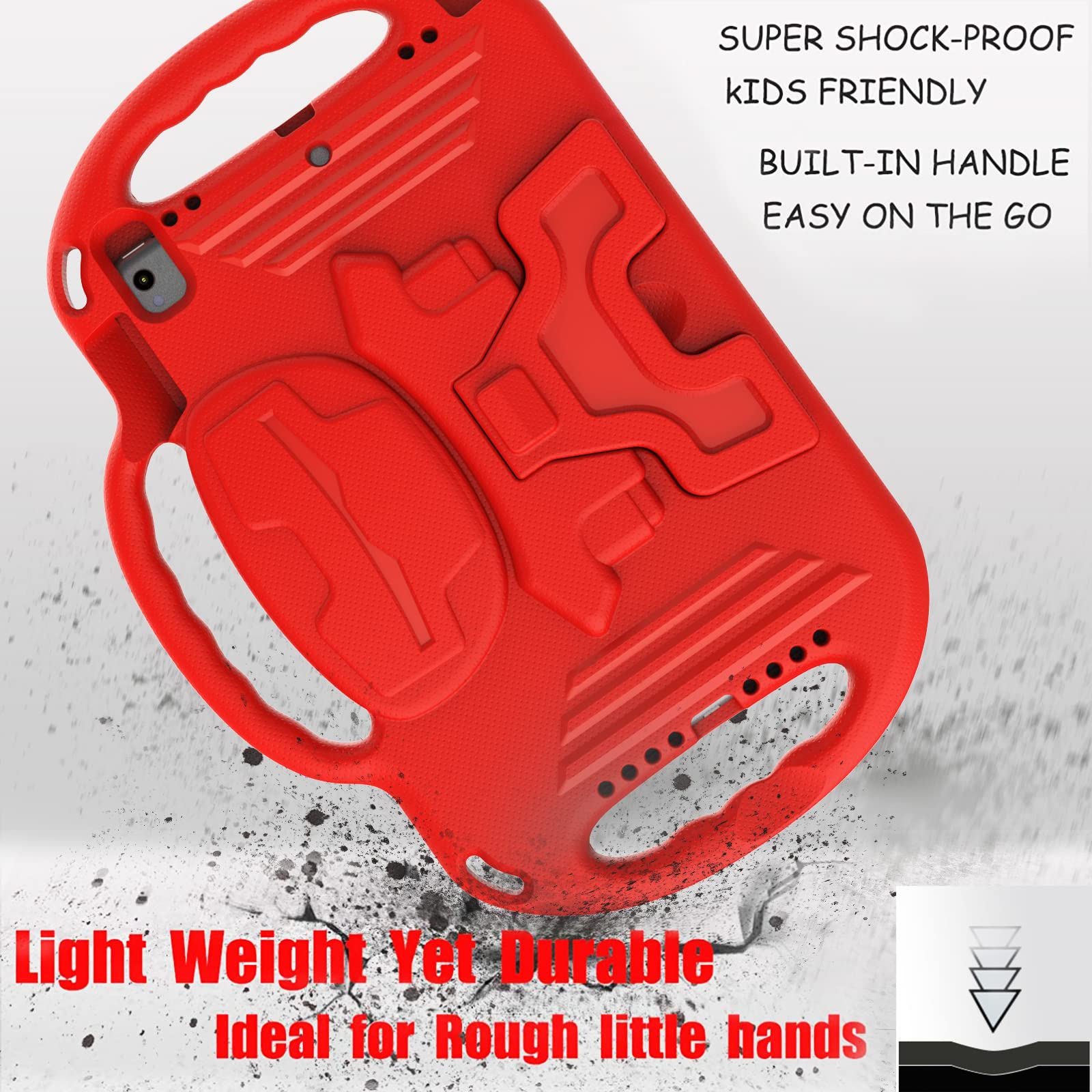 Ltrop New Ipad 9Th Generation Case 2021, Ipad 10.2 Case, Ipad 8Th/7Th Generation Case For Kids, Shockproof Handle Stand Shoulder