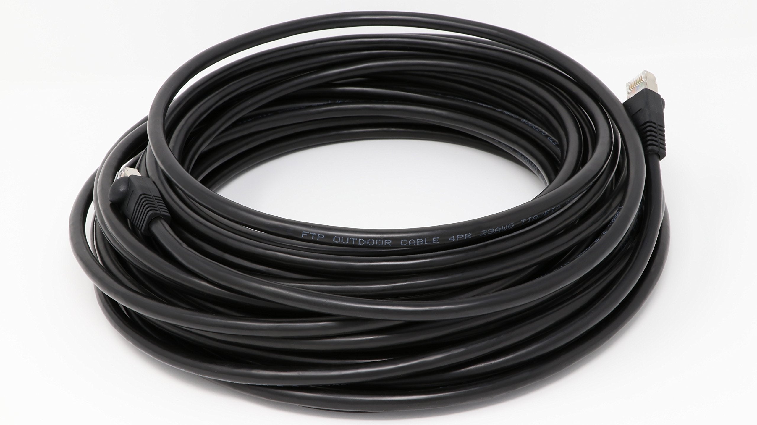 Ultra Spec Cables 150Ft Cat5E Outdoor Waterproof Ethernet Cable Direct Burial Shielded (Pure Copper)