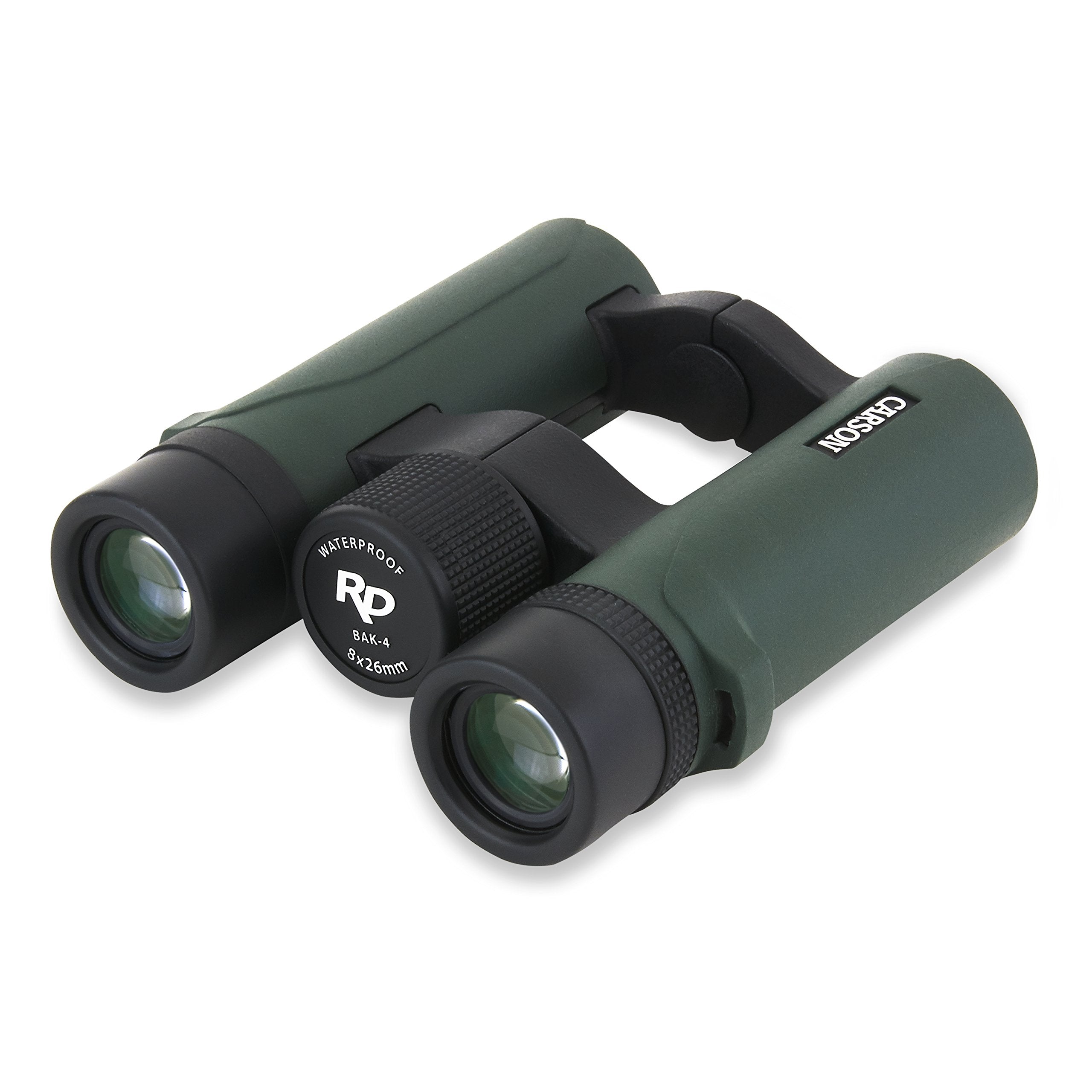 Carson Rd Series 8X26Mm Open Bridge Waterproof Compact Binoculars (Rd 826), Green