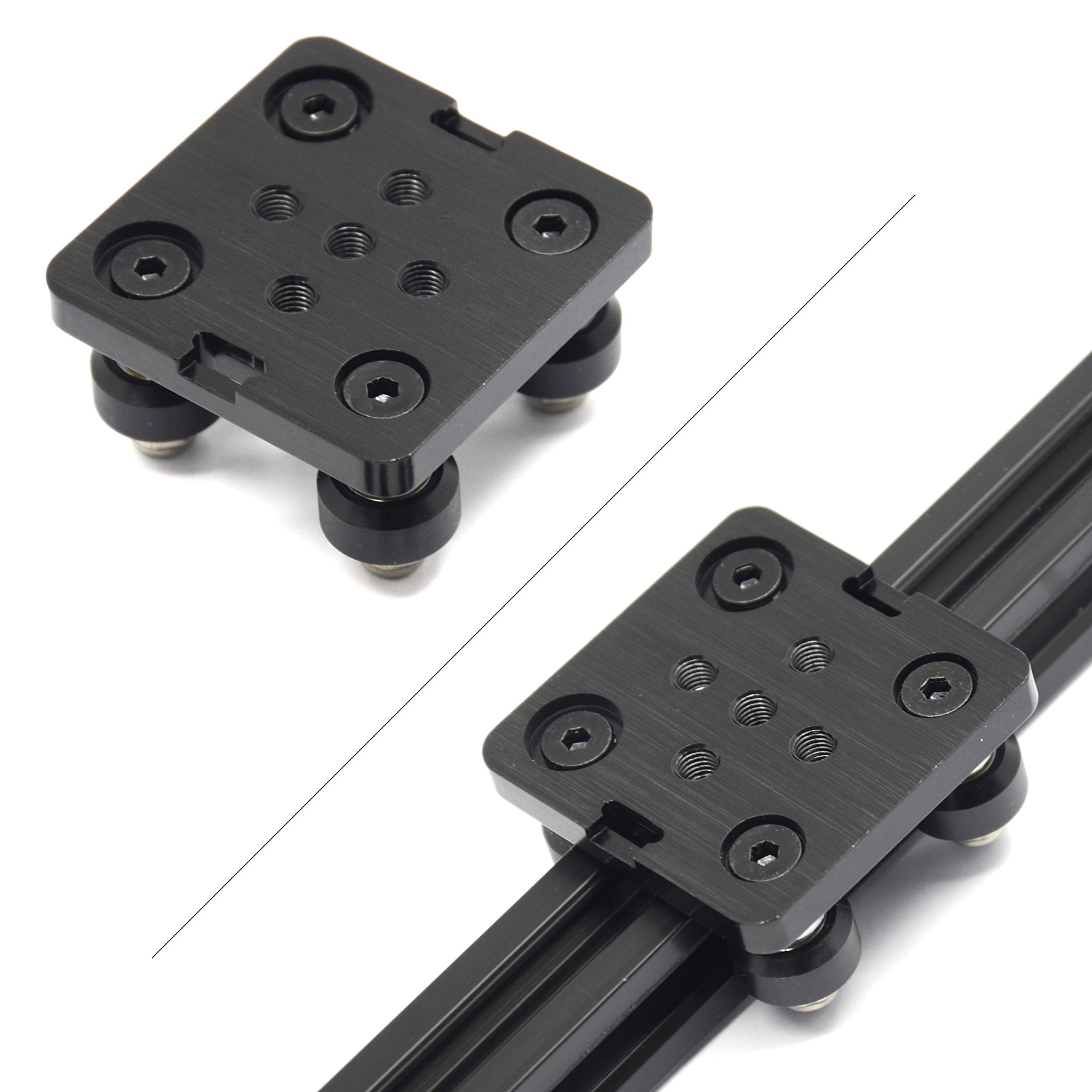 Befenybay Small V Wheel With Plate For 2020 Aluminum Profile For Cnc And 3D Printer