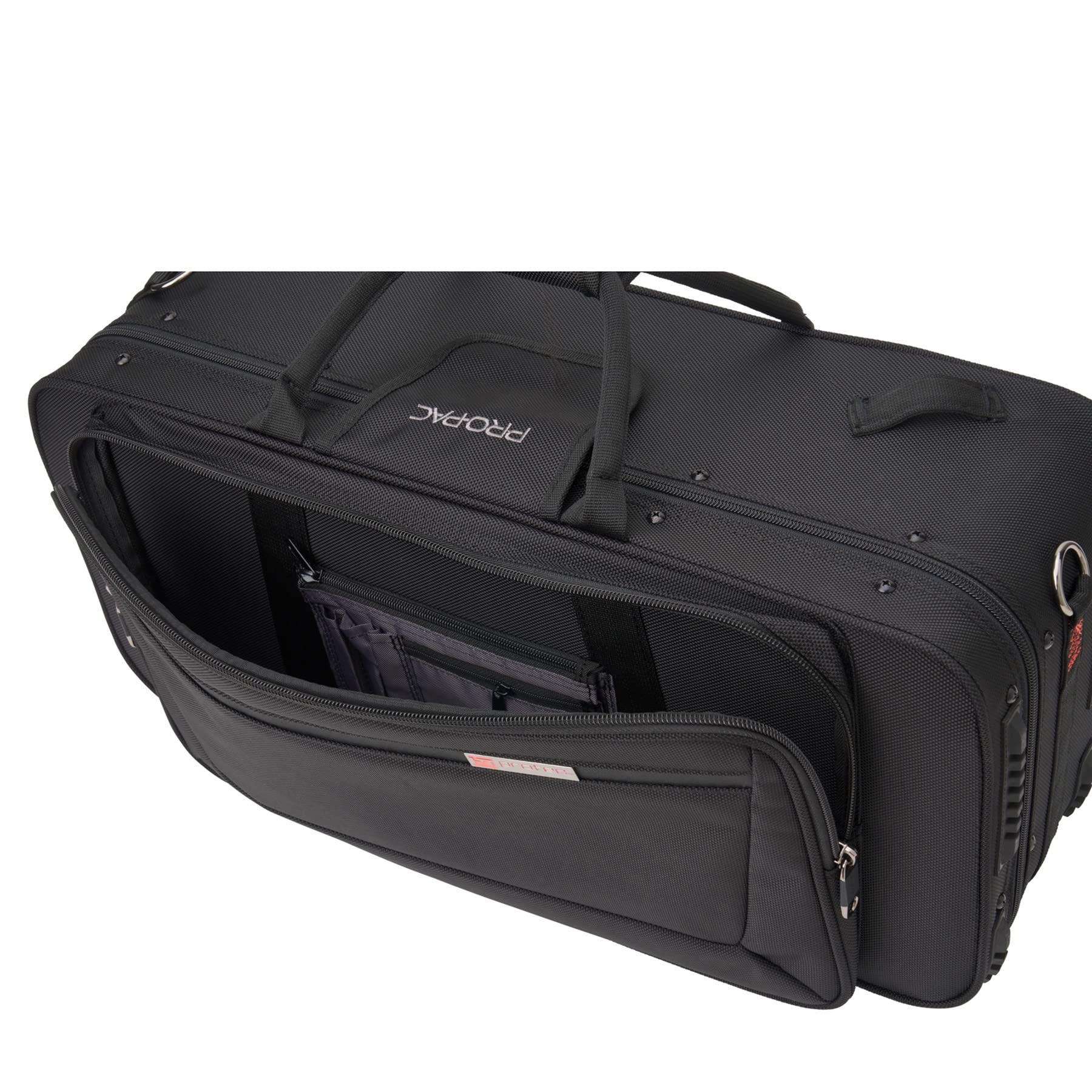 Protec Trumpet Rectangular Pro Pac Case With Mute Storage Compartment, Model Pb301 Black