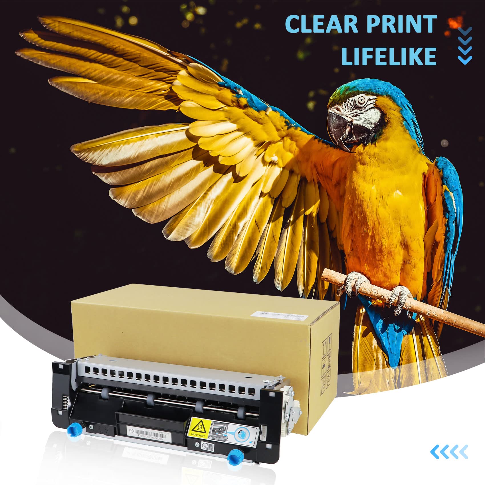 40X7743 Fuser Unit Compatible With Lexmark Ms810 / Ms811 / Ms812 / Mx710 / Mx711 / Mx810 / Mx811 / Mx812 Laser Printers (110V)