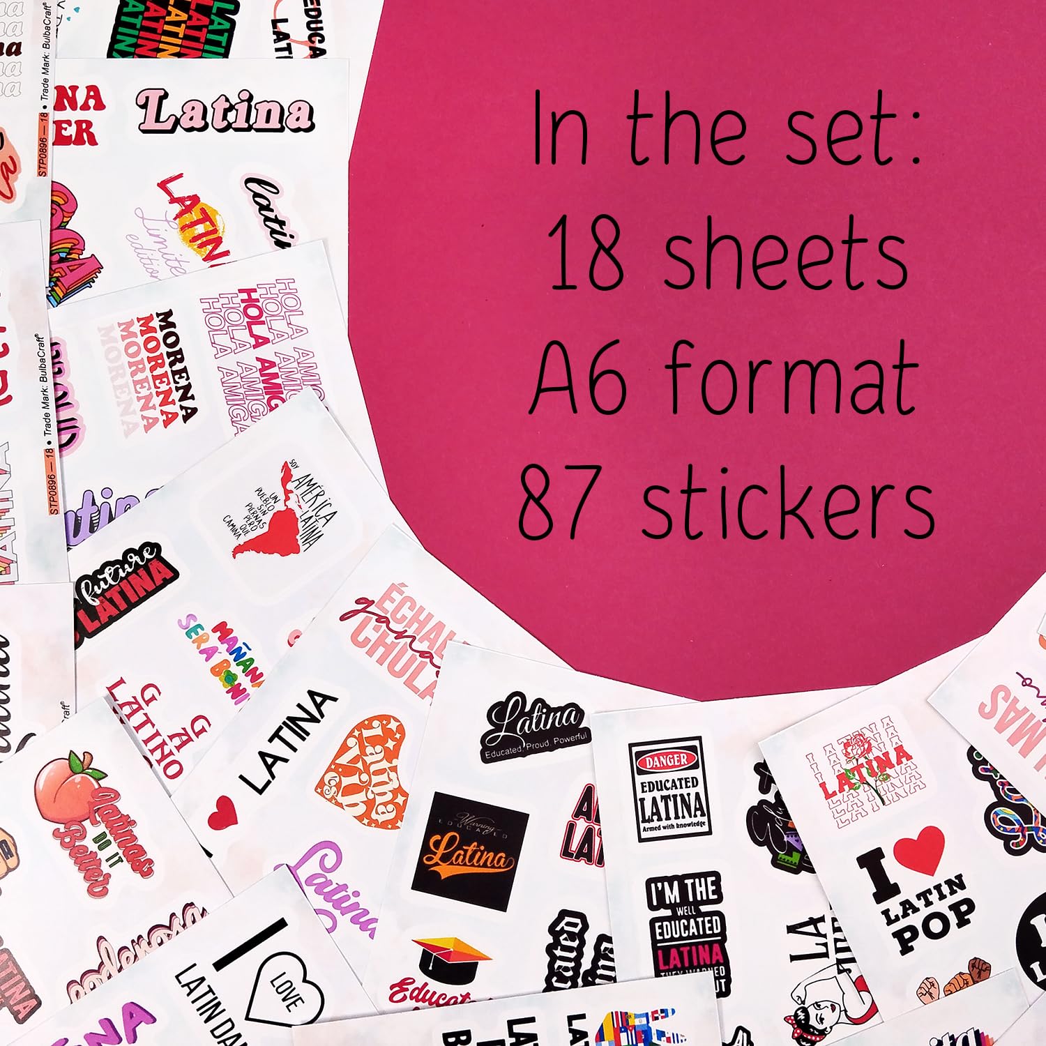 Latina Stickers, Latino Stickers, Latin Stickers For Water Bottles & Laptop   Latina Gifts Women, Latina Stuff   Latina Girl, Vi