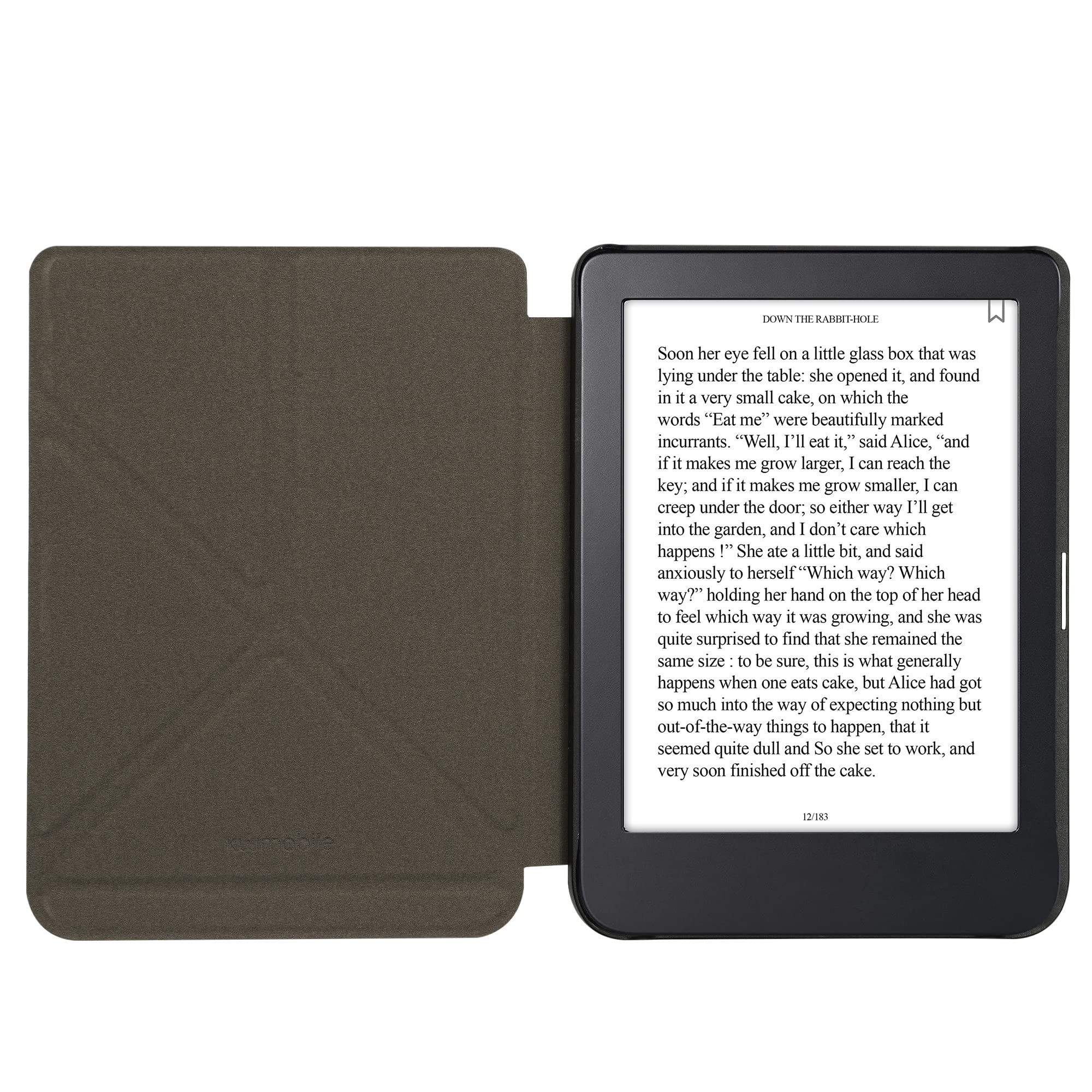 Kwmobile Origami Case Compatible With Kobo Clara 2E / Tolino Shine 4 Case   Slim Pu Leather Cover With Stand   Dark Blue