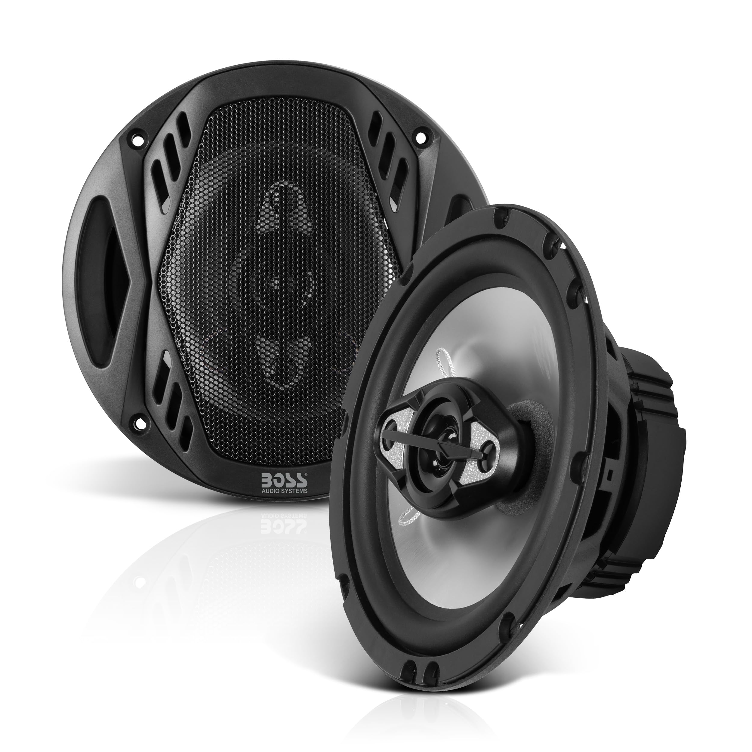 Boss Audio Systems Nx654 Car Speakers   400 Watts Per Pair, 200 Watts Each, 6.5 Inch, Full Range, 4 Way, Sold In Pairs
