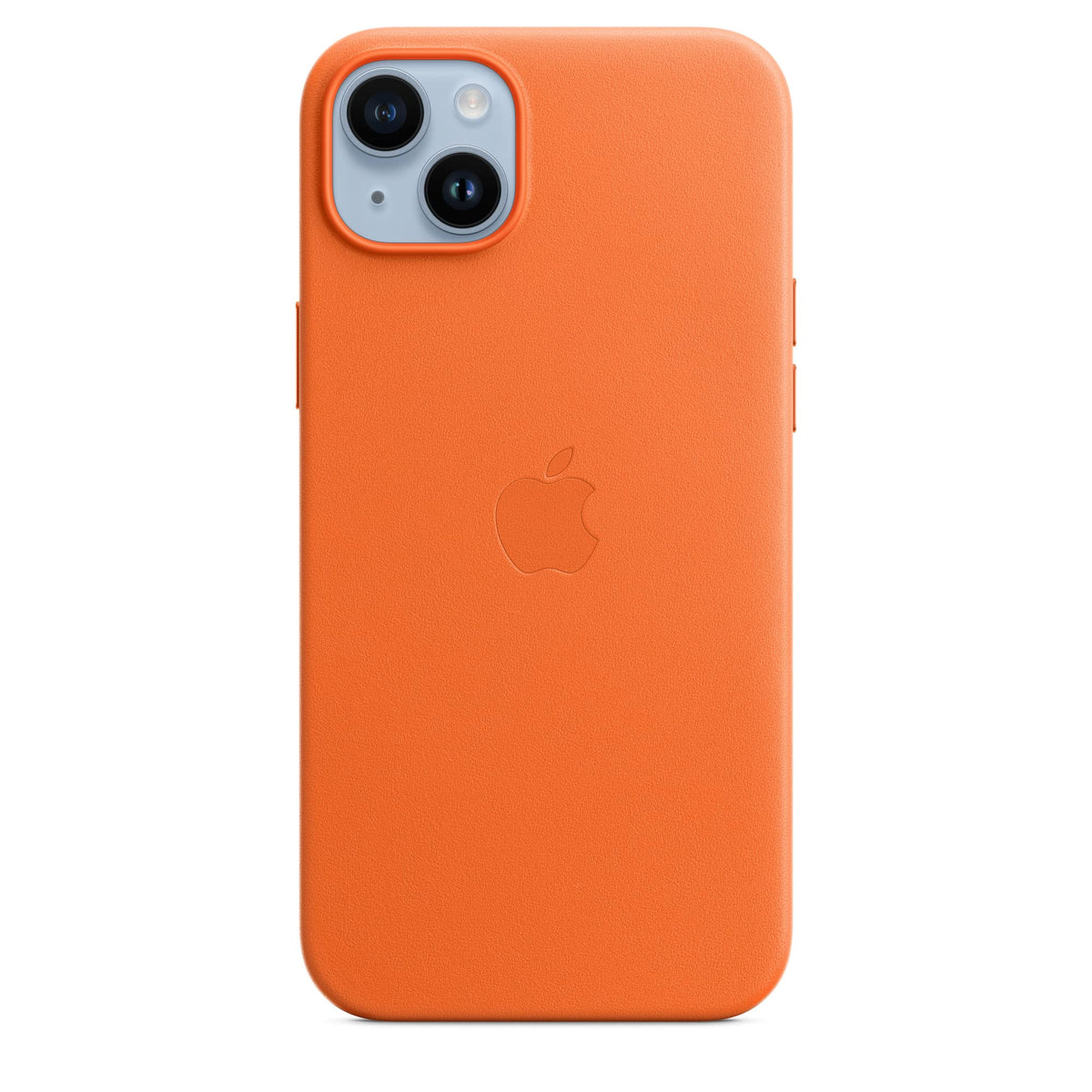 Apple Iphone 14 Plus Leather Case With Magsafe   Orange