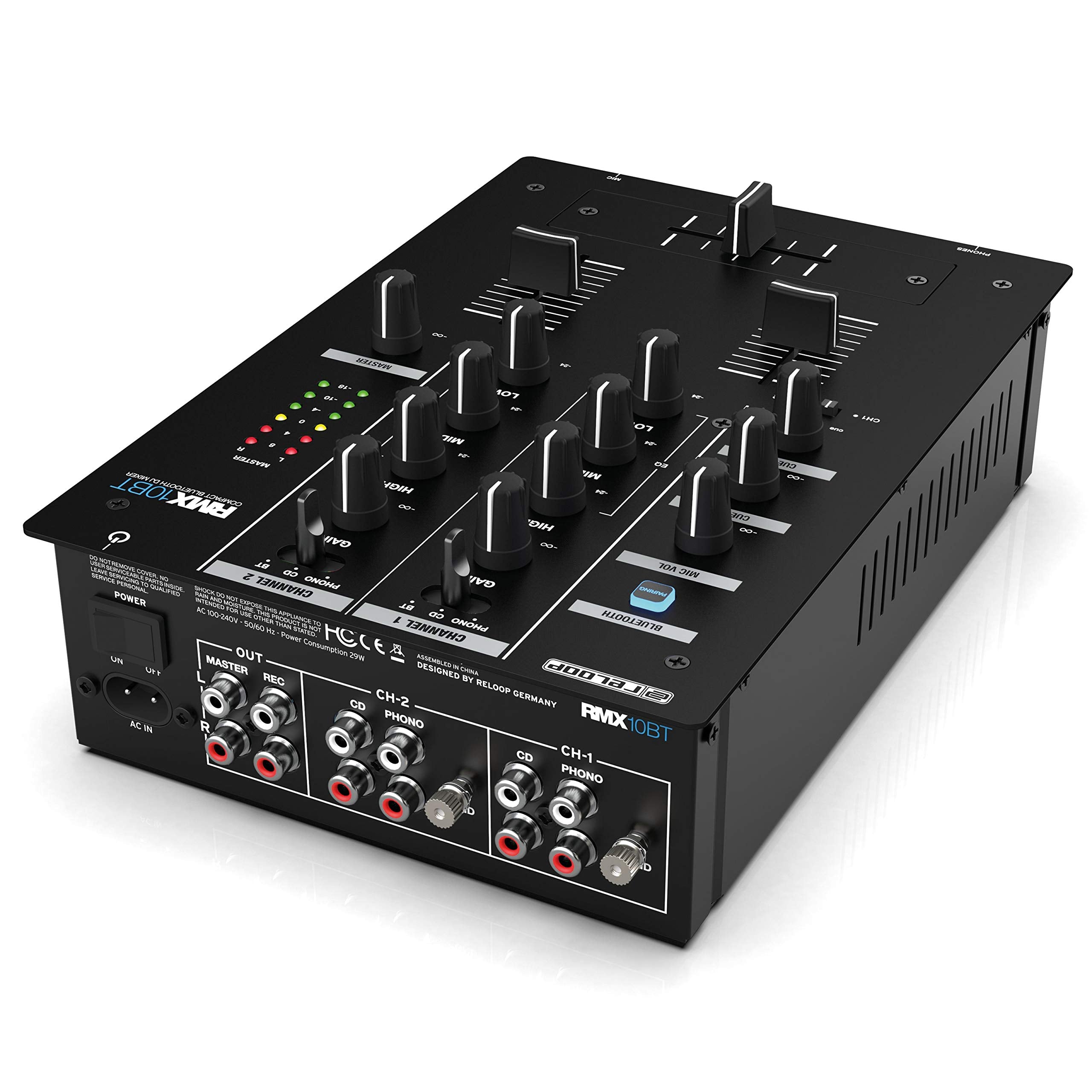 Reloop Compact Bluetooth Dj Mixer (Ams-Rmx-10Bt)