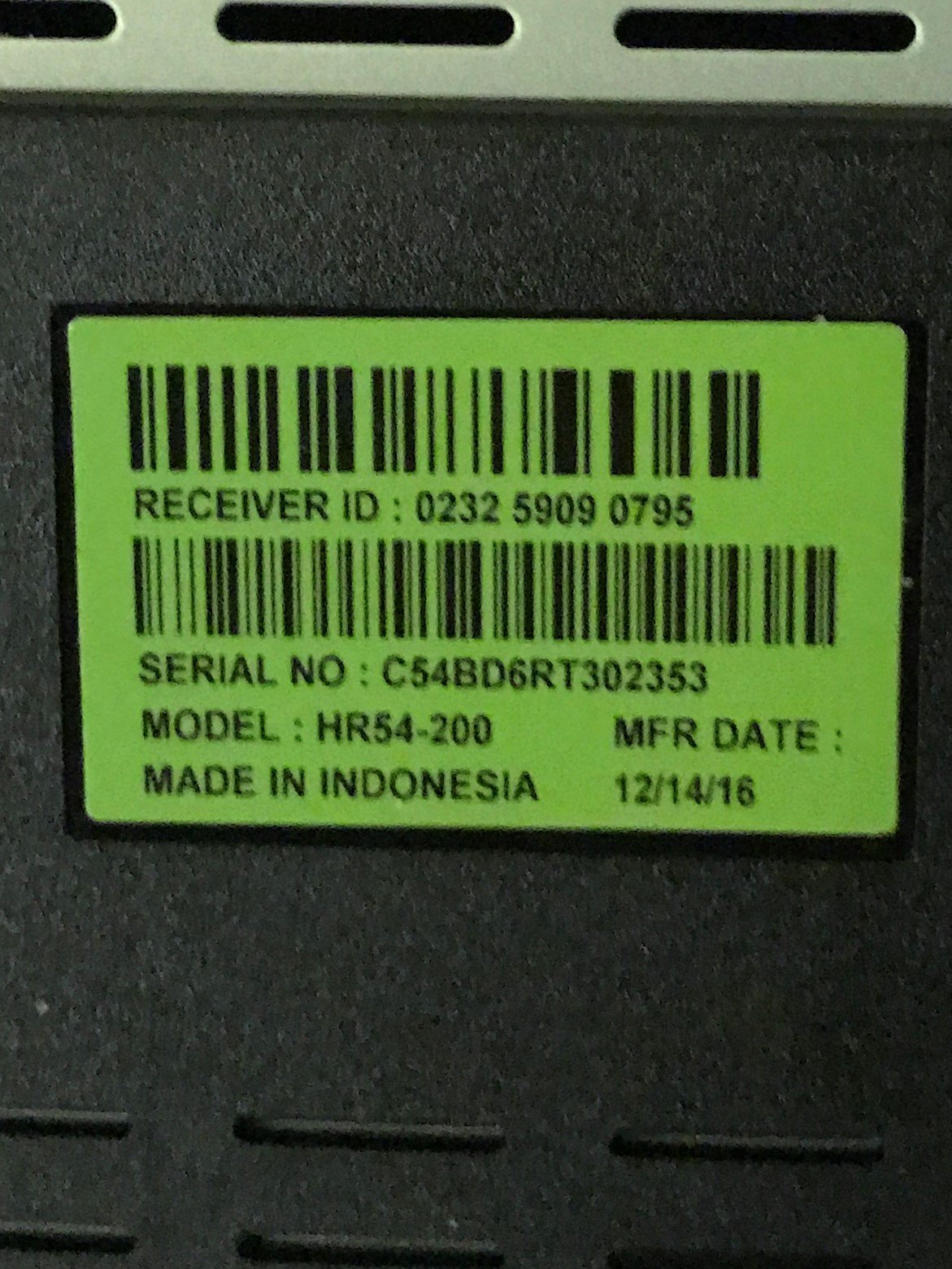 Directv Hr54 Genie Server (Newest Version)