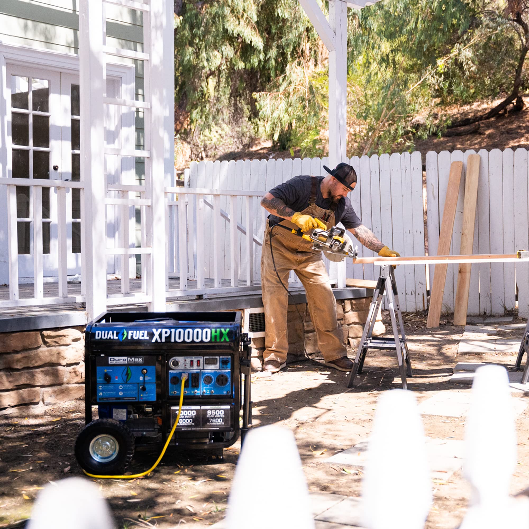 Duromax Xp15000Hx 15,000 Watt Dual Fuel Portable Home Power Backup Hx Generator W/Co Alert