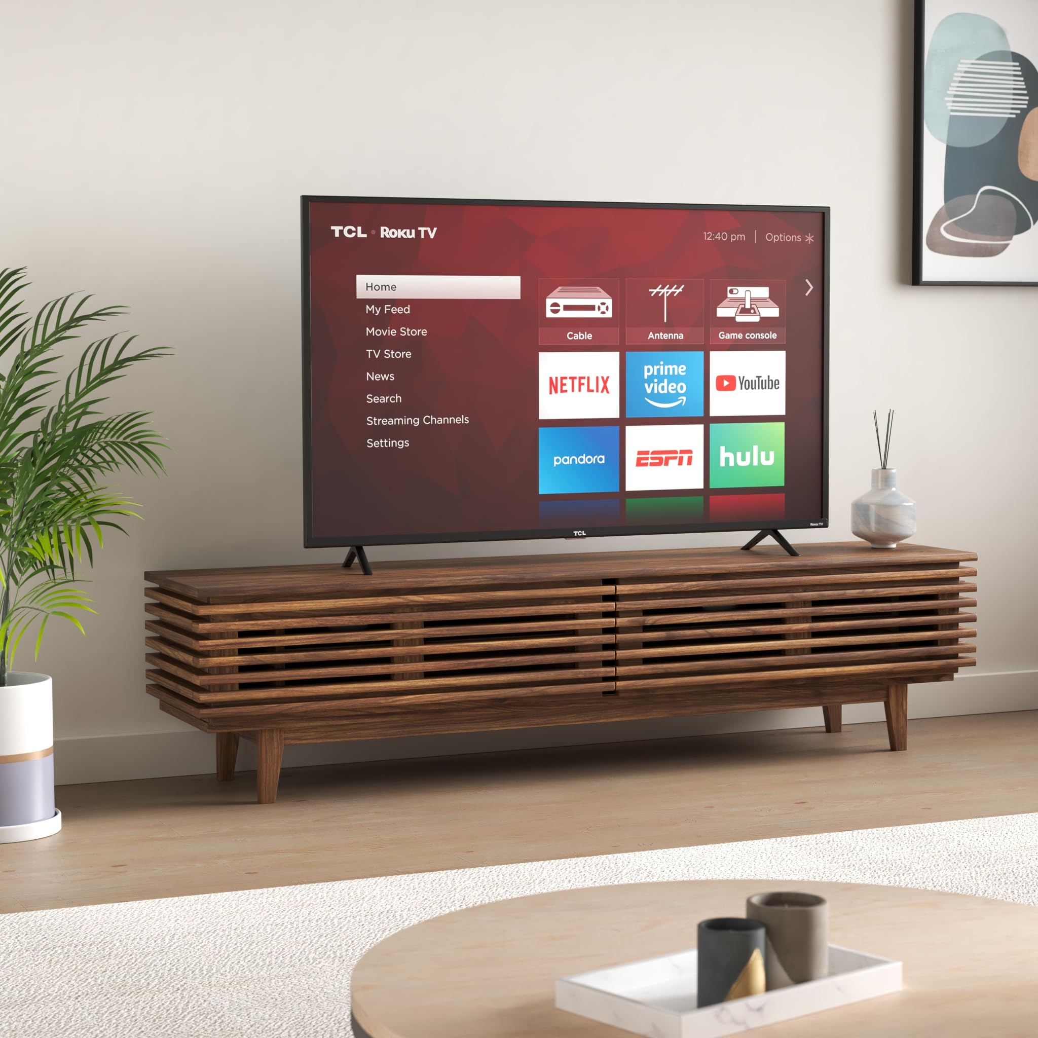 Tcl 55S425 55 Inch 4K Smart Led Roku Tv (2019)