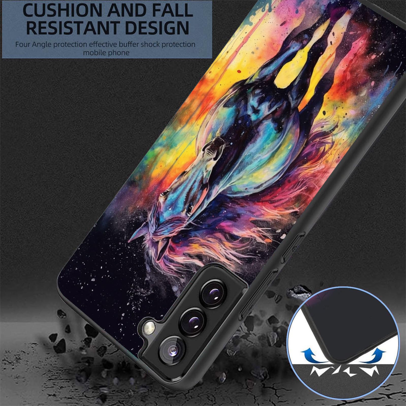 Fgdrfgrw Designed For Galaxy S24 5G Case,Soft Frosted Tpu Ultra Thin Cover,Shock-Absorption,Anti-Scratch Protective Case For Sam