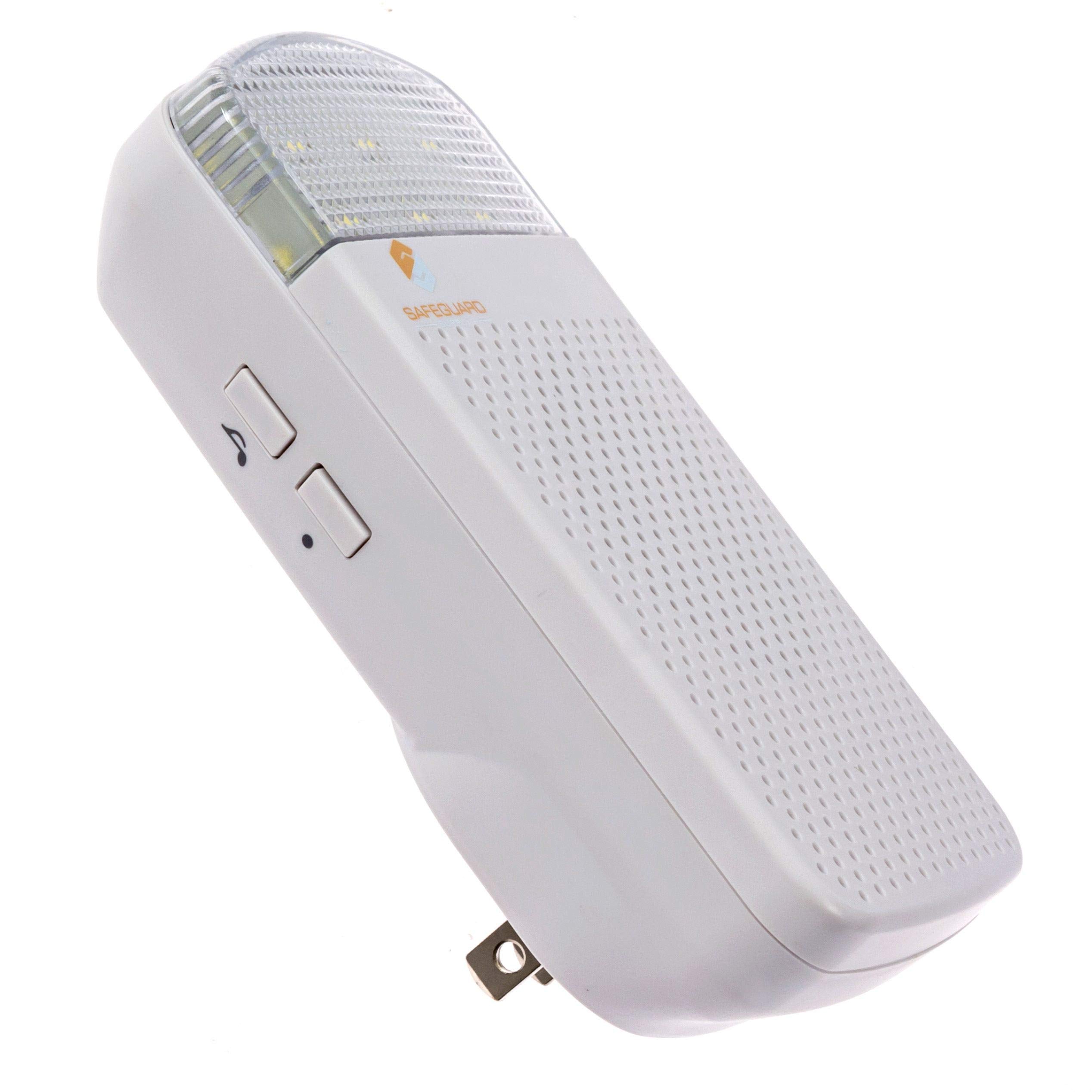 Safeguard Supply Wireless Doorbell Kit  1000' Range Plug In Doorbell Ideal As Hearing Impaired Doorbell & Deaf Doorbell   Availa