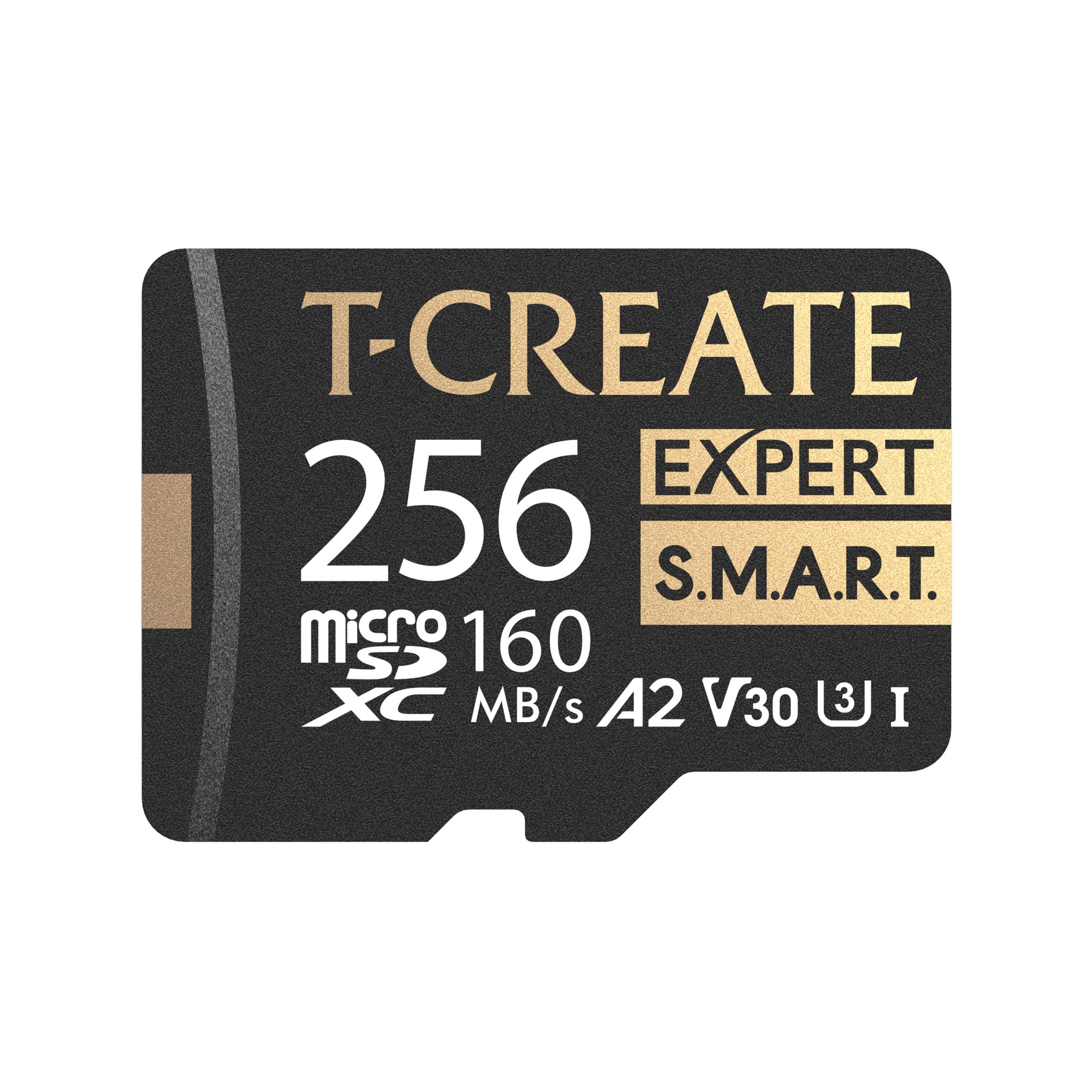 Teamgroup T Create S.M.A.R.T A2 256Gb Micro Sdxc U3 V30 4K R/W Speed Up To 160/150 Mb/S High Speed Flash Memory Card For Creators, Compatible With Gopro, Insta360 Ttcs256Gia2V3003