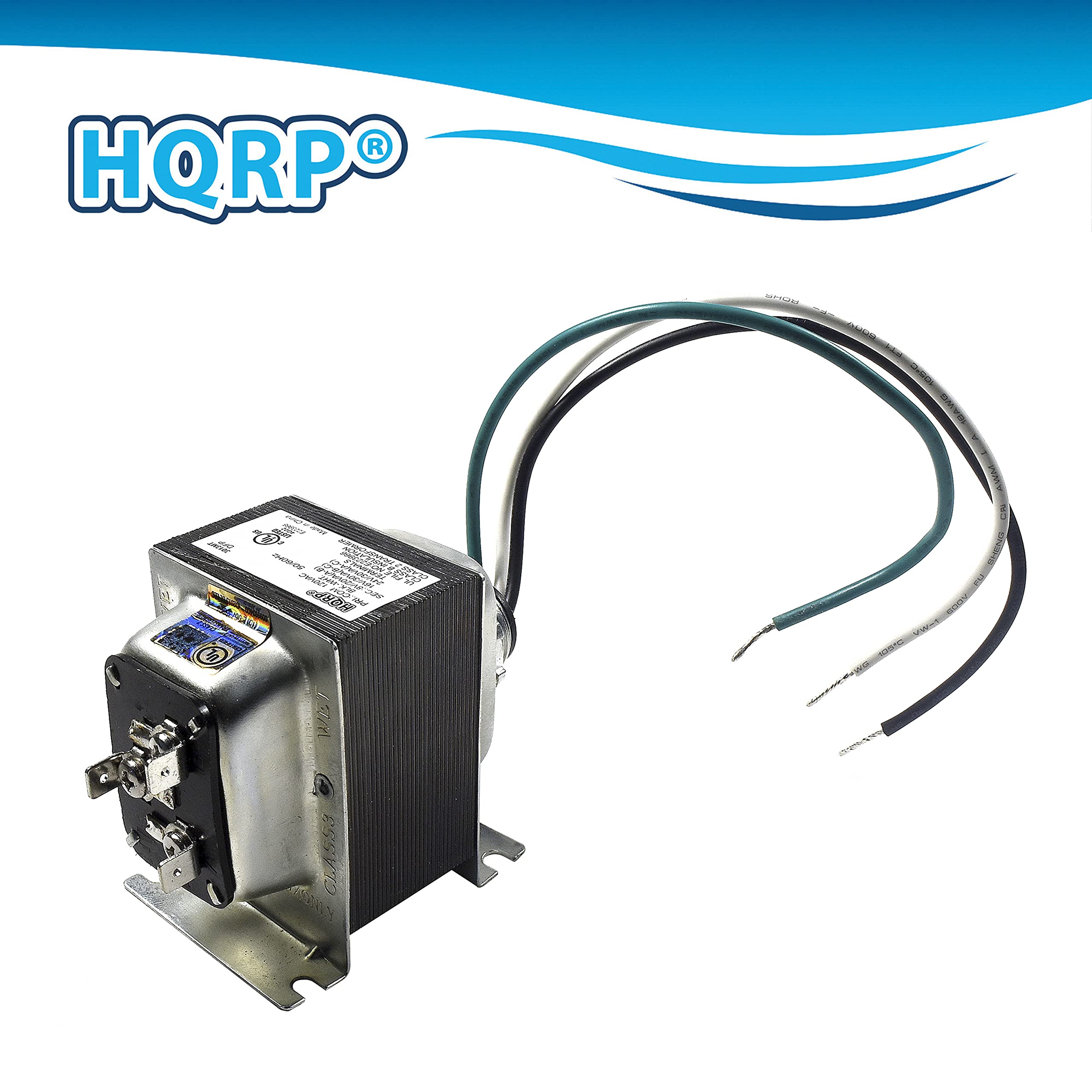 Hqrp Tri Volt (8V 20Va, 16V 30Va Or 24V 30Va) Transformer Compatible With Ring, Nest And Standard Doorbells Door Chime Power Sup
