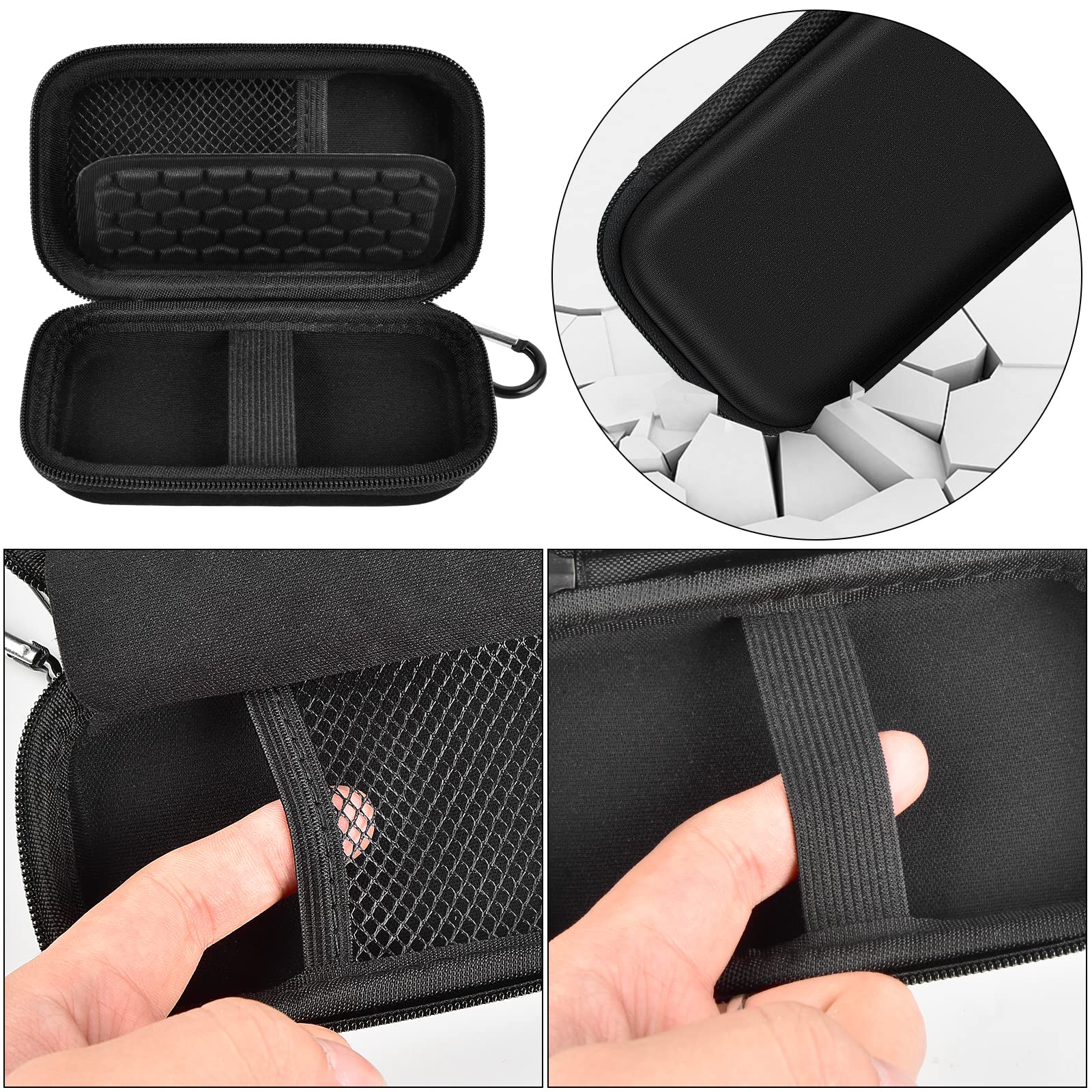 Hard Case Compatible With Sandisk Extreme Pro/For Sandisk 500Gb 1Tb 2Tb 4Tb Portable External Ssd. Carrying Travel Holder For Cr