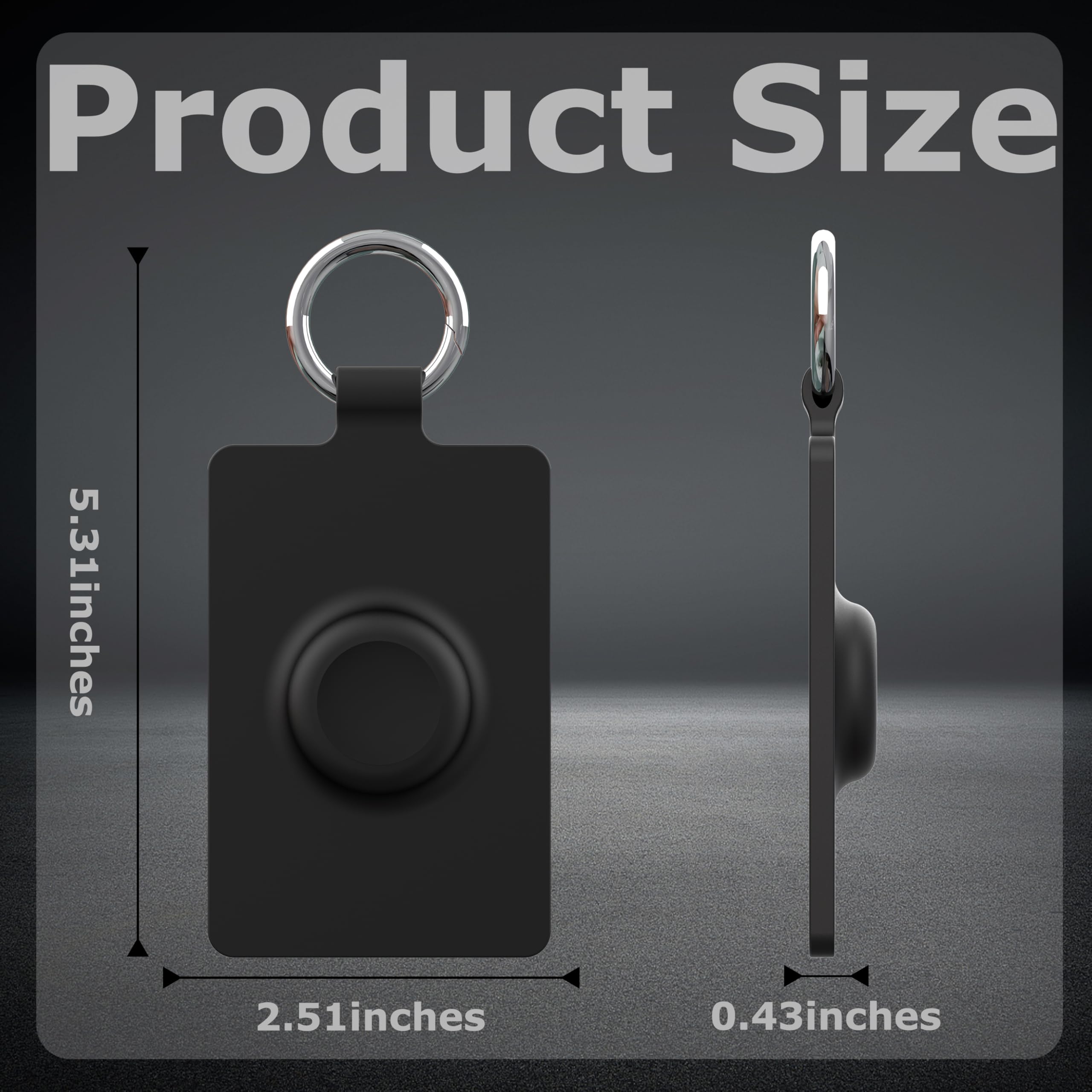 2 Pack Card Holder Case For Tesla Key Card & Airtag Compatible With Tesla Model 3 Y S X Key Cards Accessories Soft Silicone Prot