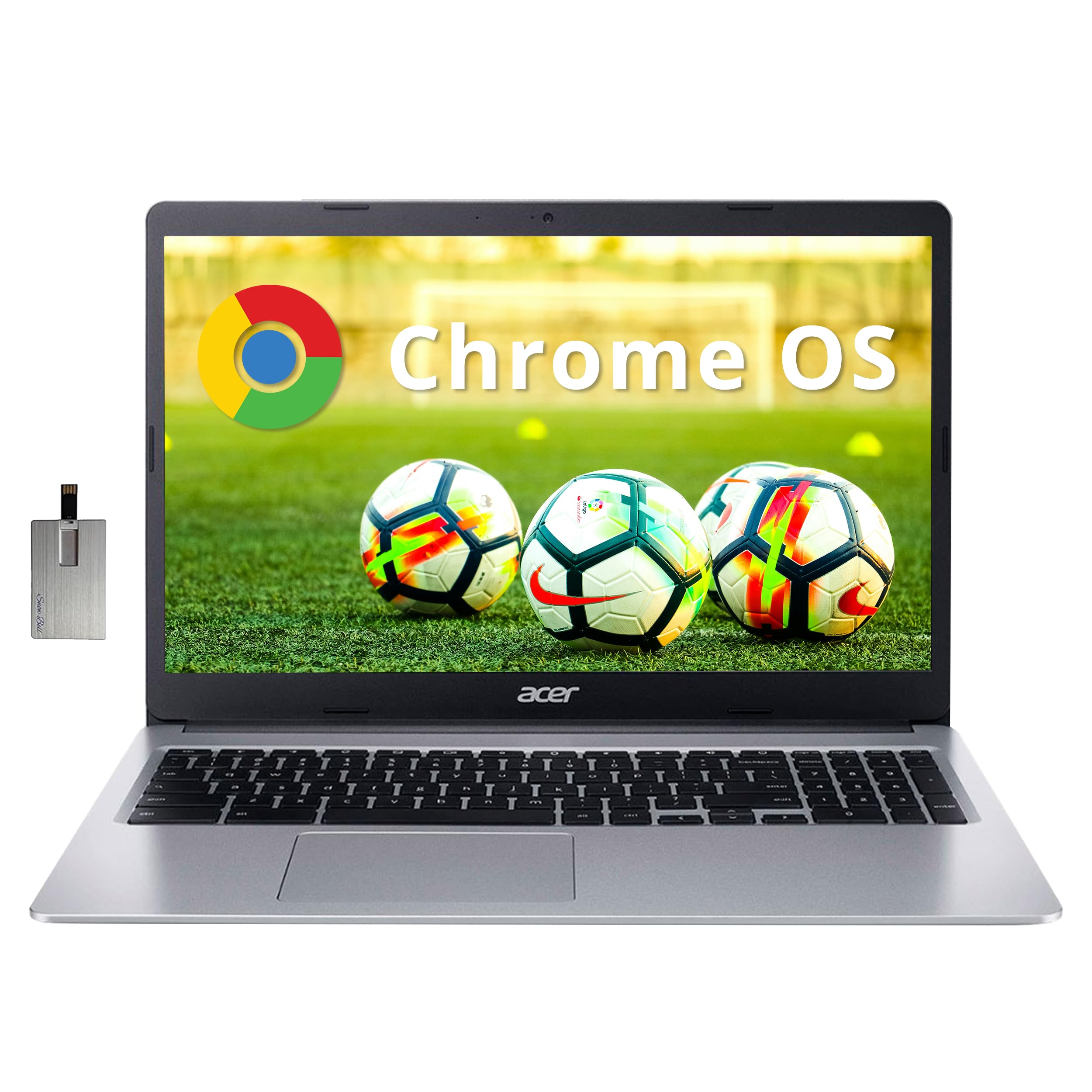 Acer Chromebook 315, 15.6'' Hd Display, Intel Celeron N4020, 4Gb Lpddr4, 64Gb Emmc, Intel Uhd Graphics 600, Number Pad, 720P Hd 