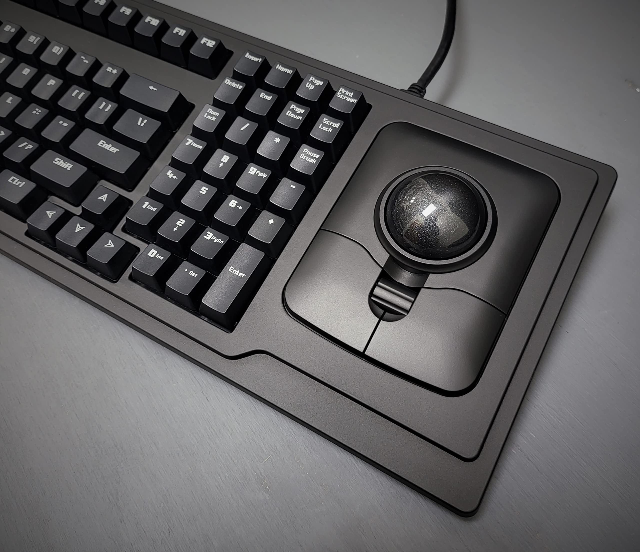 Ione Tesoro G6T Scorpius 35 V2 Industrial Mechanical Keyboard With Optical Trackball