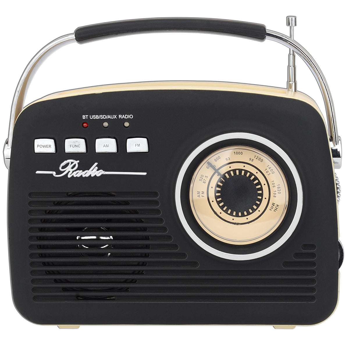 Supersonic Vintage Speaker Blk