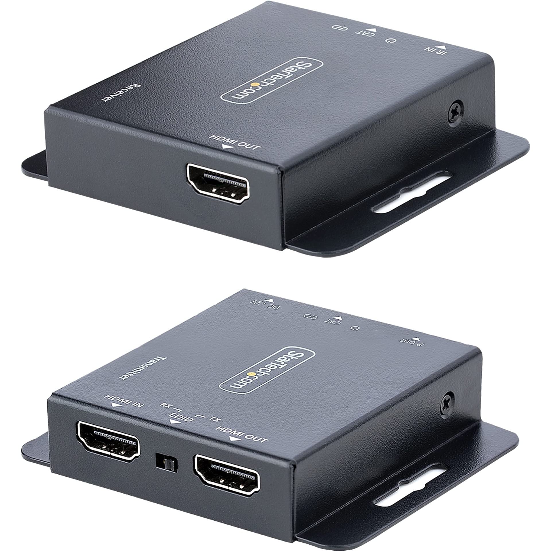 StarTech.com 4K HDMI Extender over CAT6/CAT5 Ethernet Cable, 4K 30Hz or 1080p 60Hz Video Extender, HDMI over Ethernet Cable, HDM