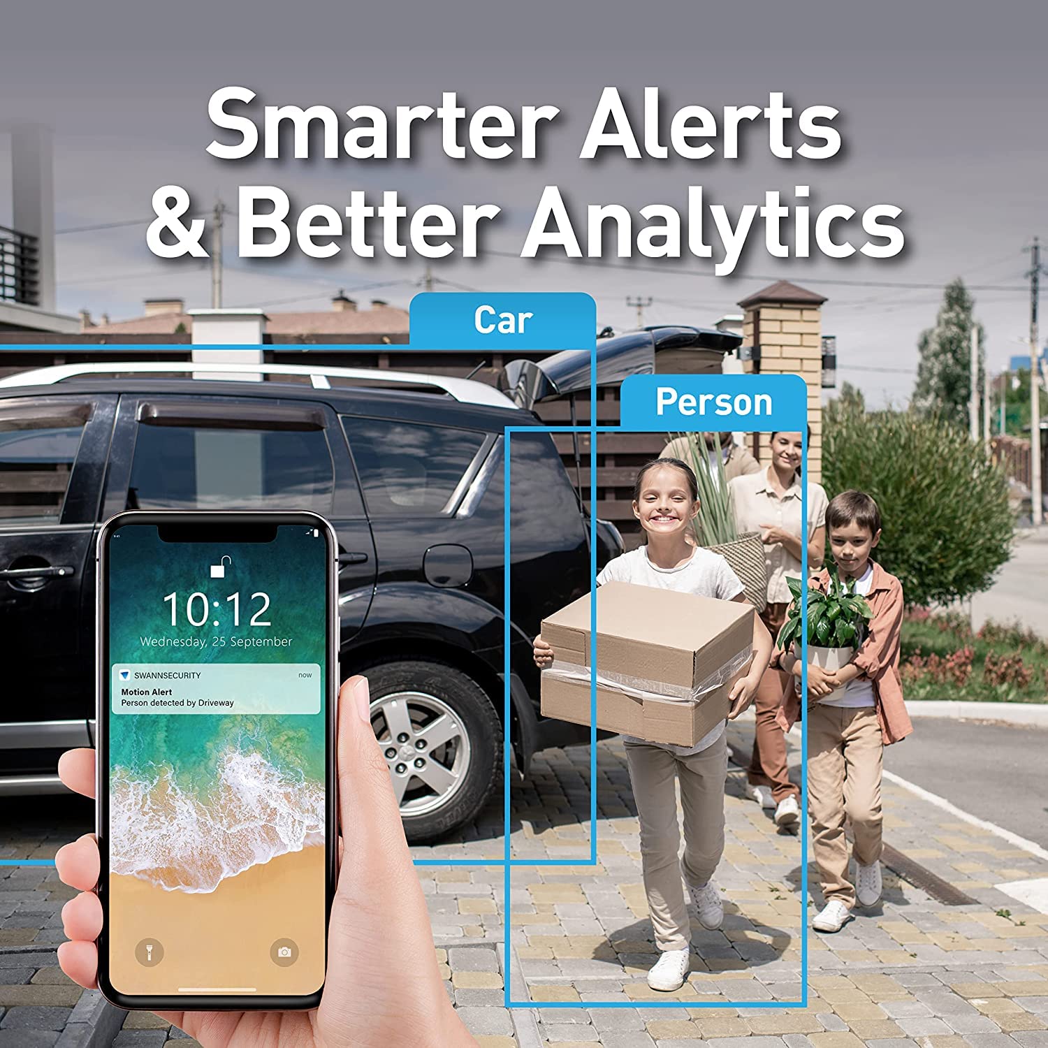 Swann 4K Ultra Hd Video 8 Channel Dvr Security Camera System, 2Tb Hard Drive, 8 Indoor/Outdoor Cameras, Wired Cctv Surveillance,