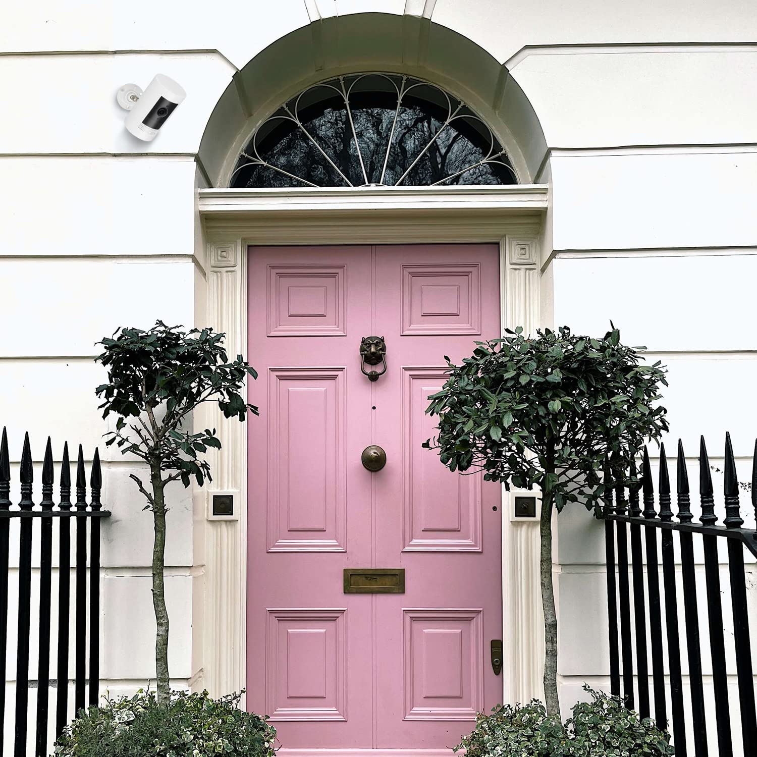 (Metal 2 Pack) 360 Degrees Adjustable Security Wall Mount For Ring Stick Up Cam/Ring Indoor Cam(1St Gen)/Wyze Cam/Eufy Cam/Arlo Cameras, Fits All Cameras With Standard 1/4 Threaded Holes White