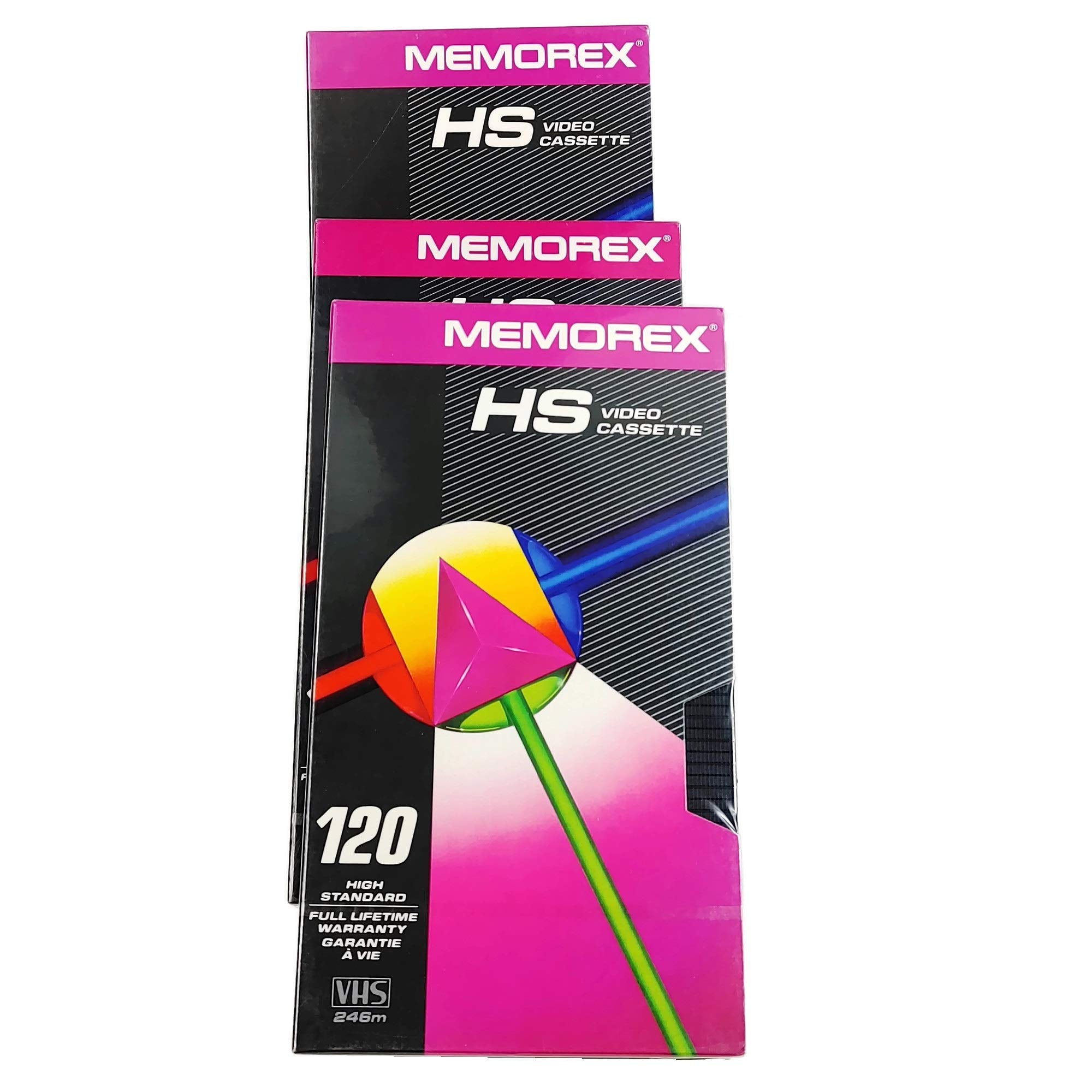 3 Pack Hs T 120 Minute Video Tape