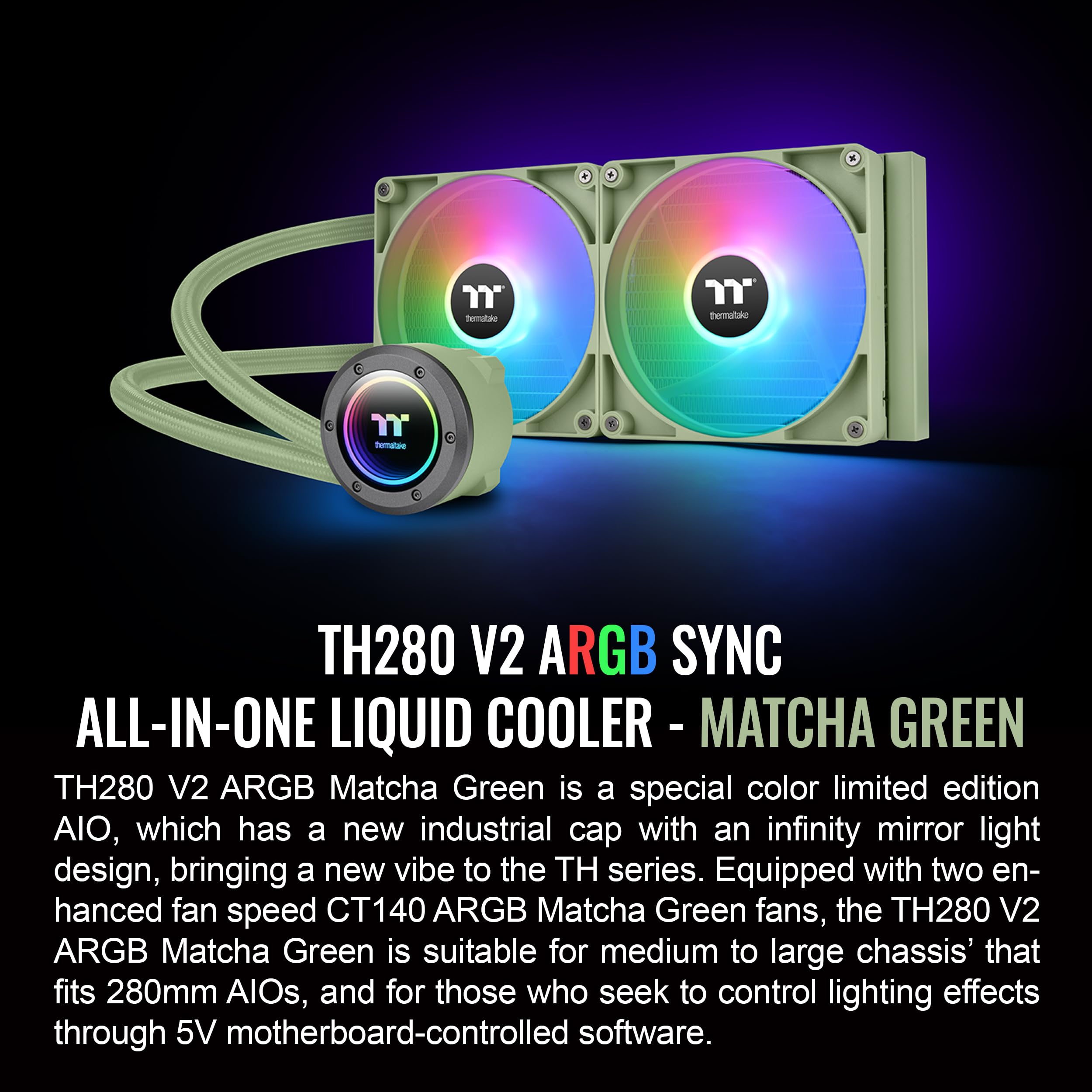 Th120 V2 Argb Matcha Green
